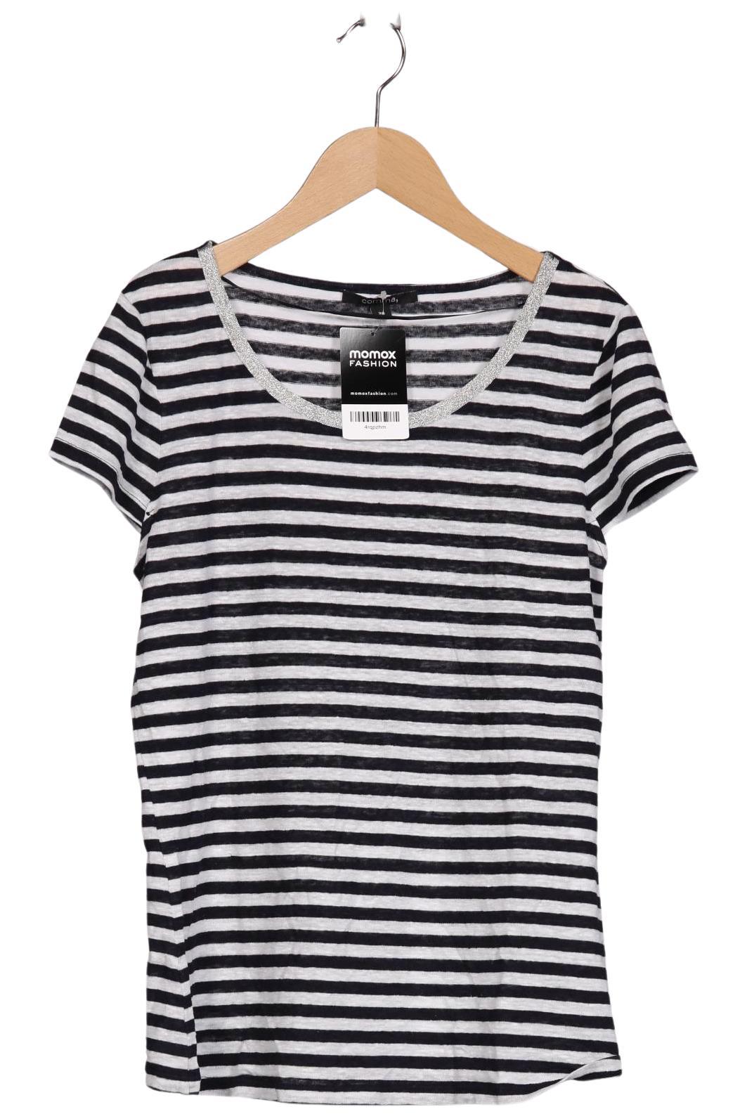 

Comma Damen T-Shirt, marineblau, Gr. 38