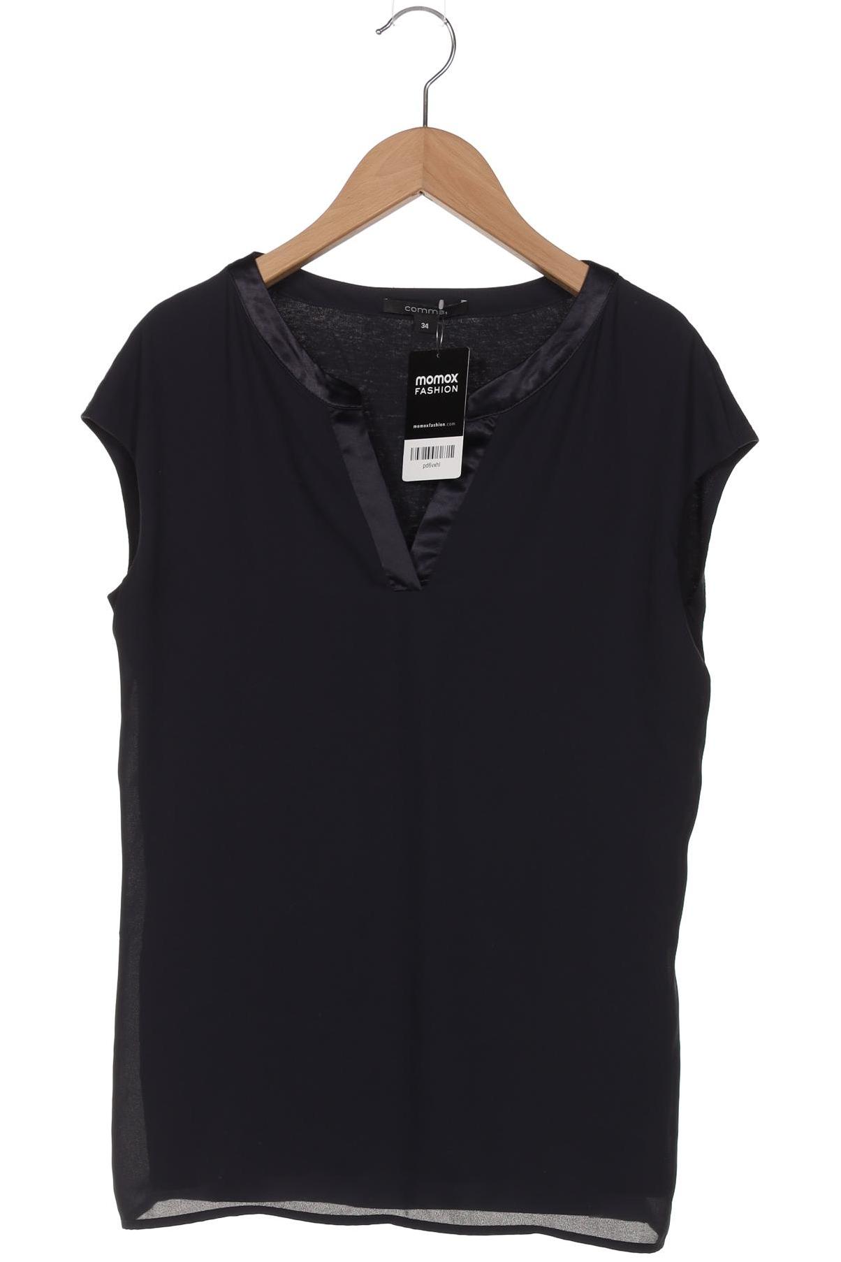 

Comma Damen T-Shirt, marineblau, Gr. 34