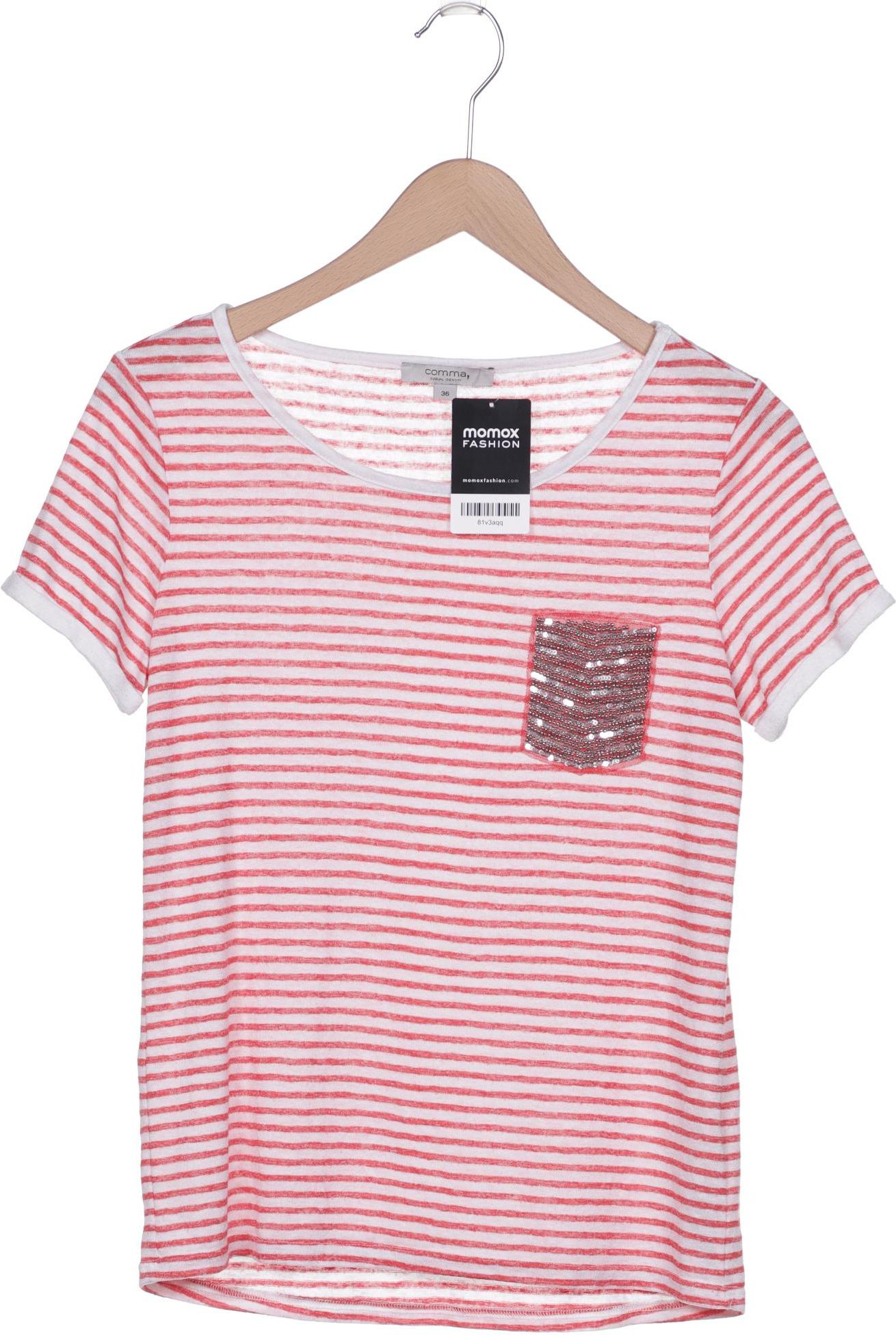 

Comma Damen T-Shirt, rot, Gr. 36