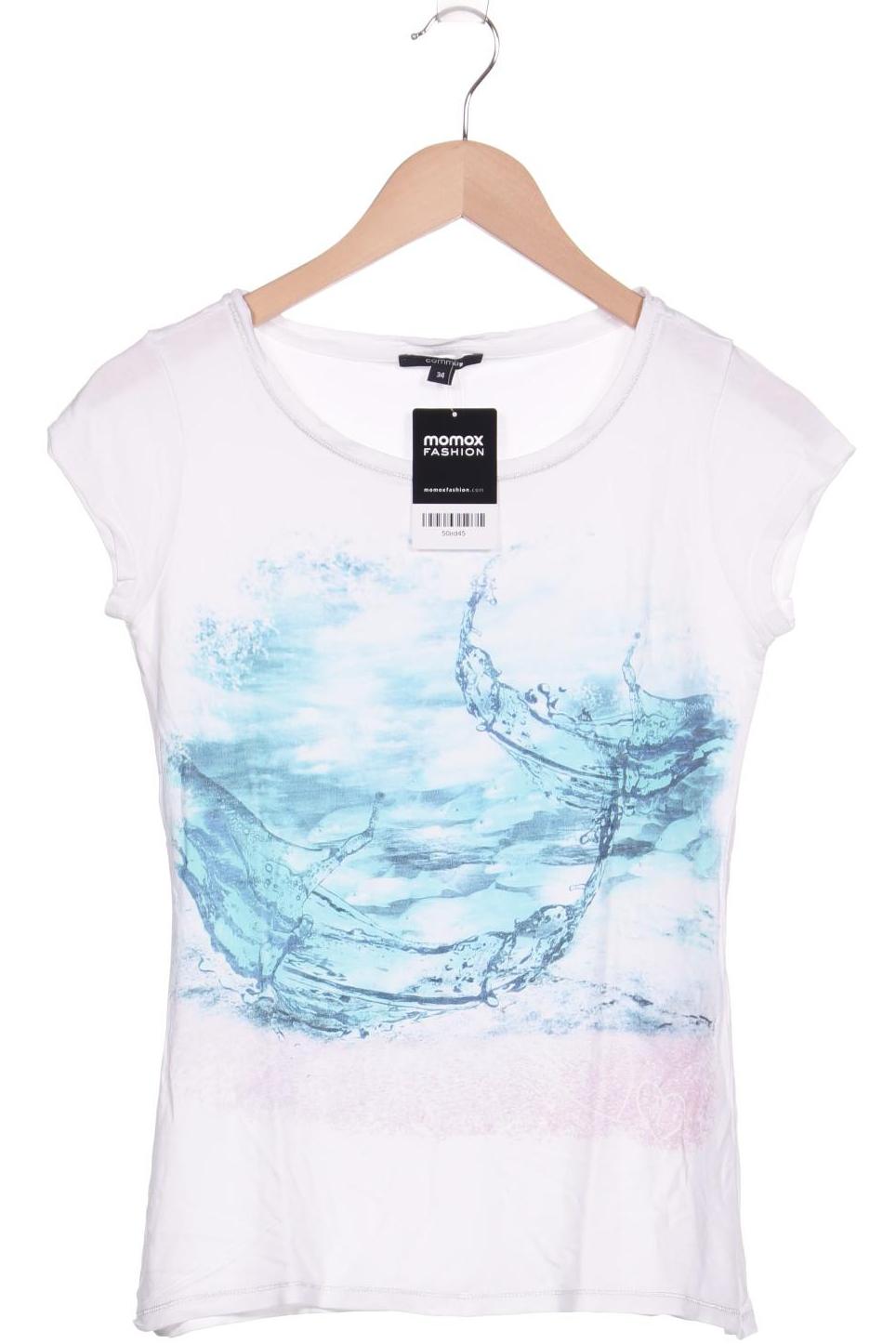 

Comma Damen T-Shirt, weiß