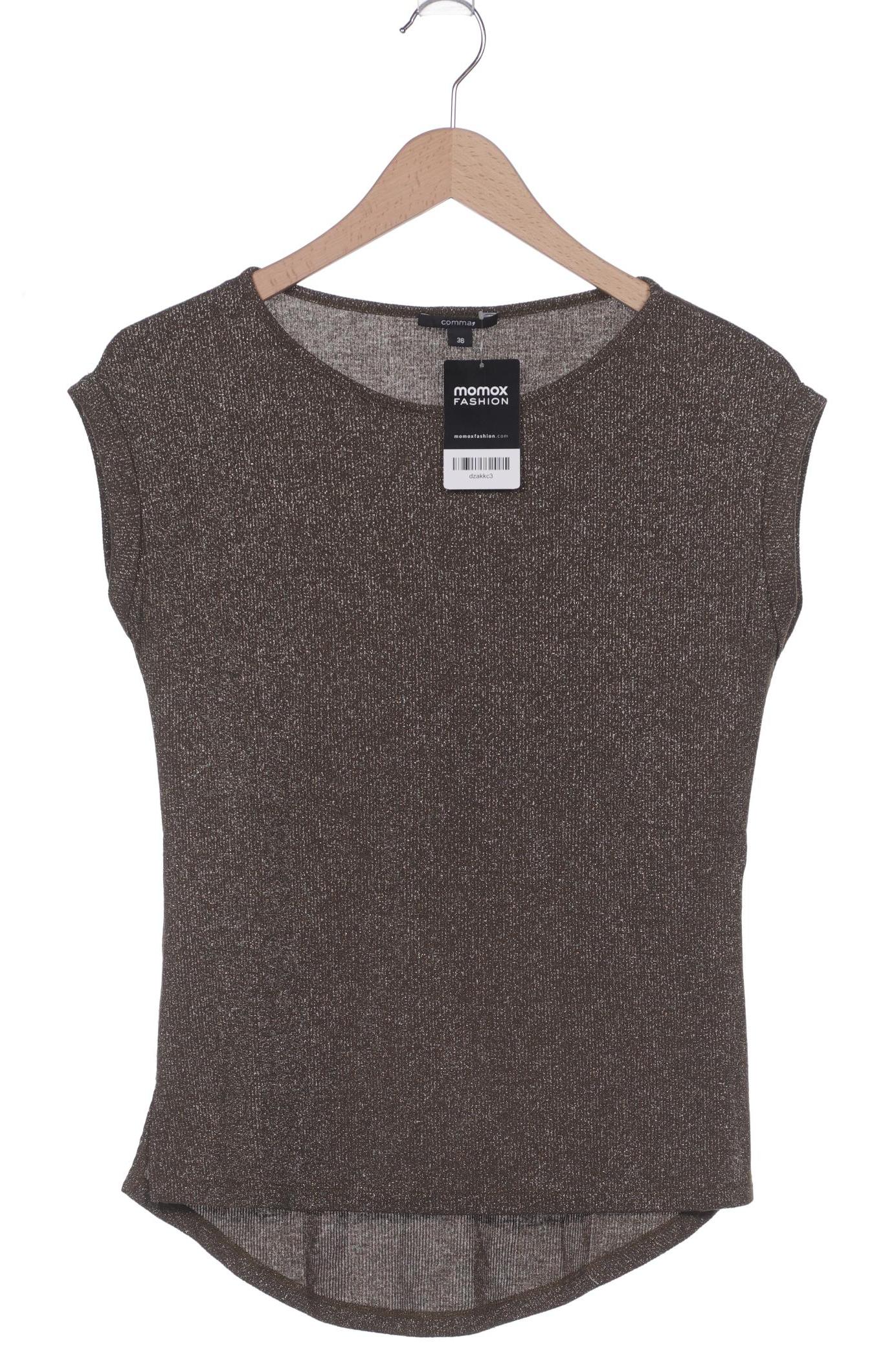 

Comma Damen T-Shirt, grün, Gr. 36
