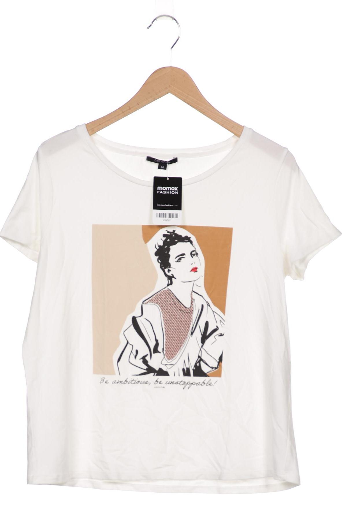 

Comma Damen T-Shirt, weiß