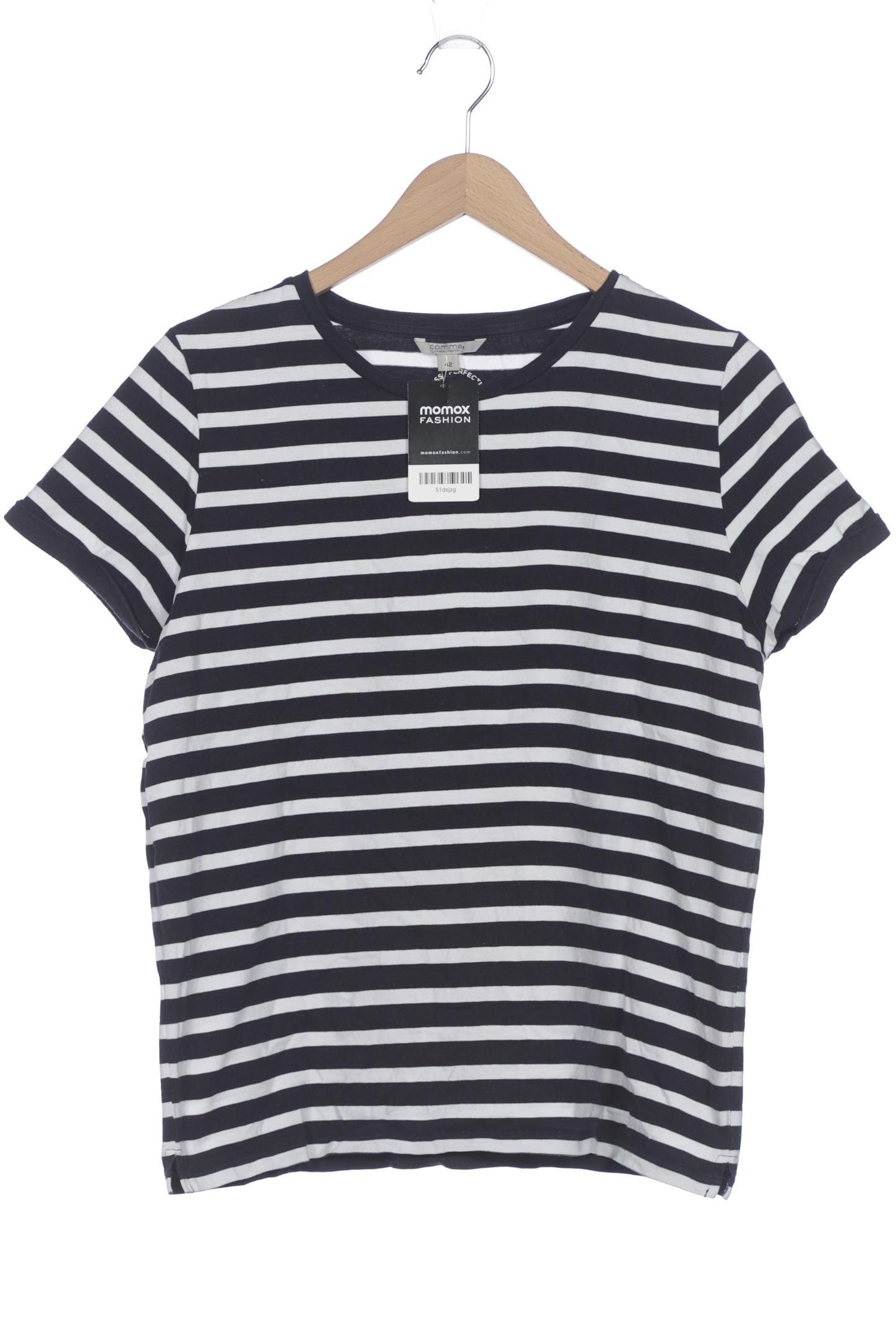 

Comma Damen T-Shirt, marineblau, Gr. 42