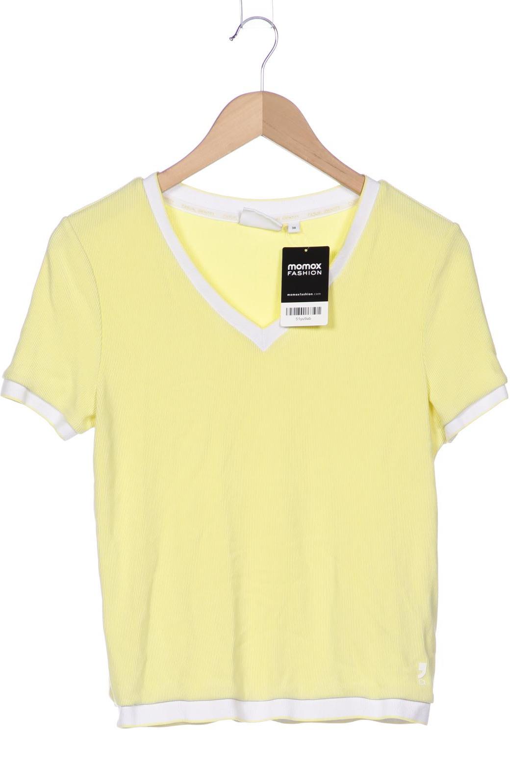 

Comma Damen T-Shirt, gelb, Gr. 38