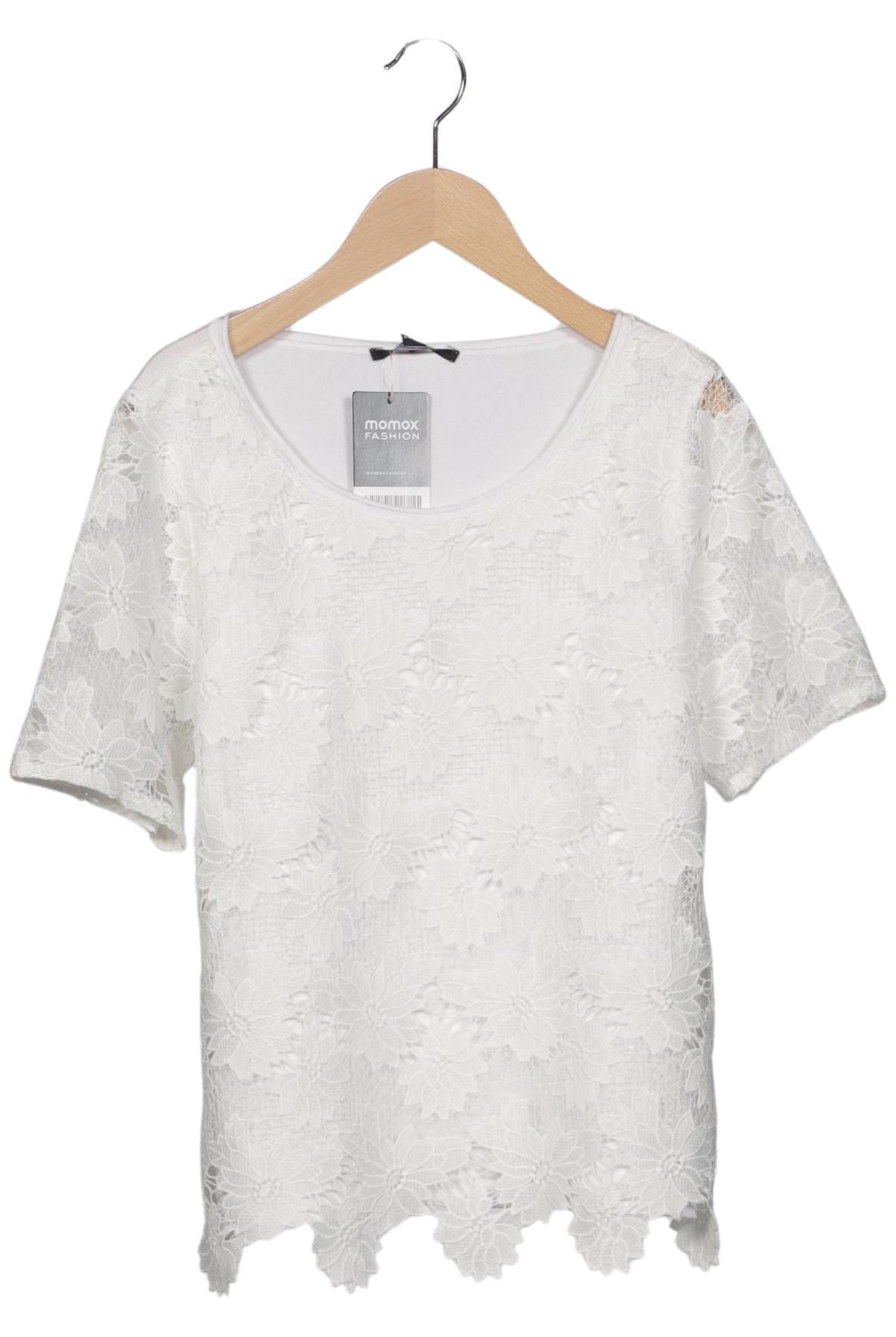 

Comma Damen T-Shirt, weiß, Gr. 38