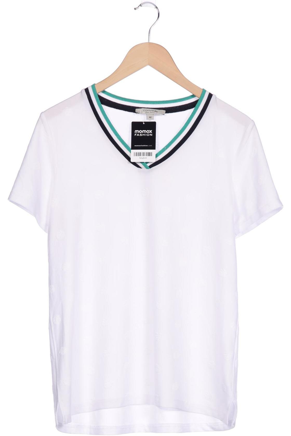 

Comma Damen T-Shirt, weiß