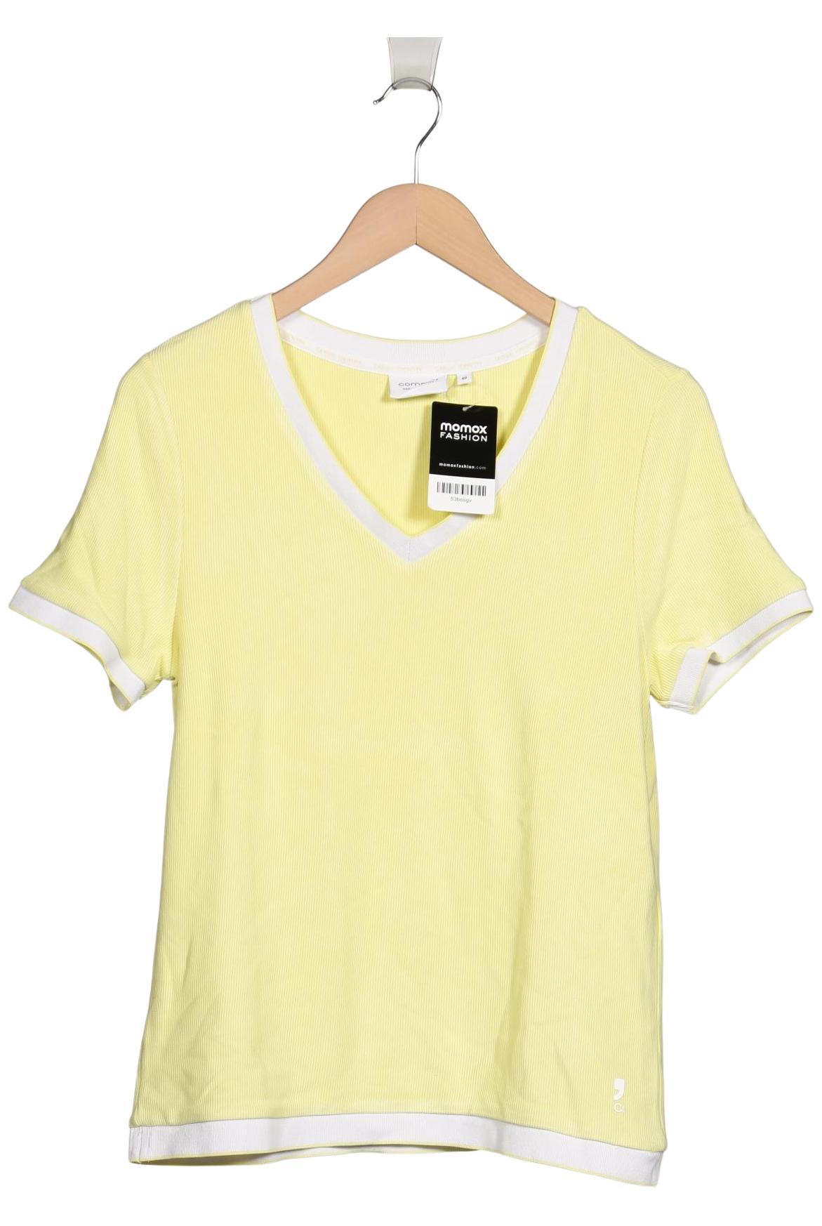 

Comma Damen T-Shirt, gelb, Gr. 40
