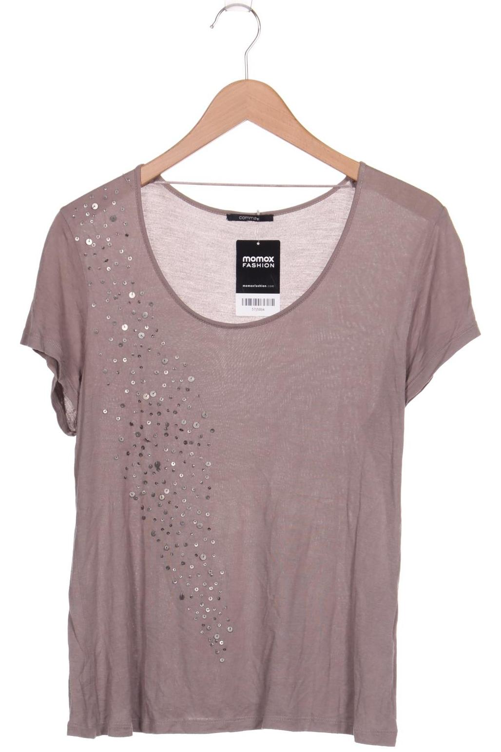 

Comma Damen T-Shirt, braun