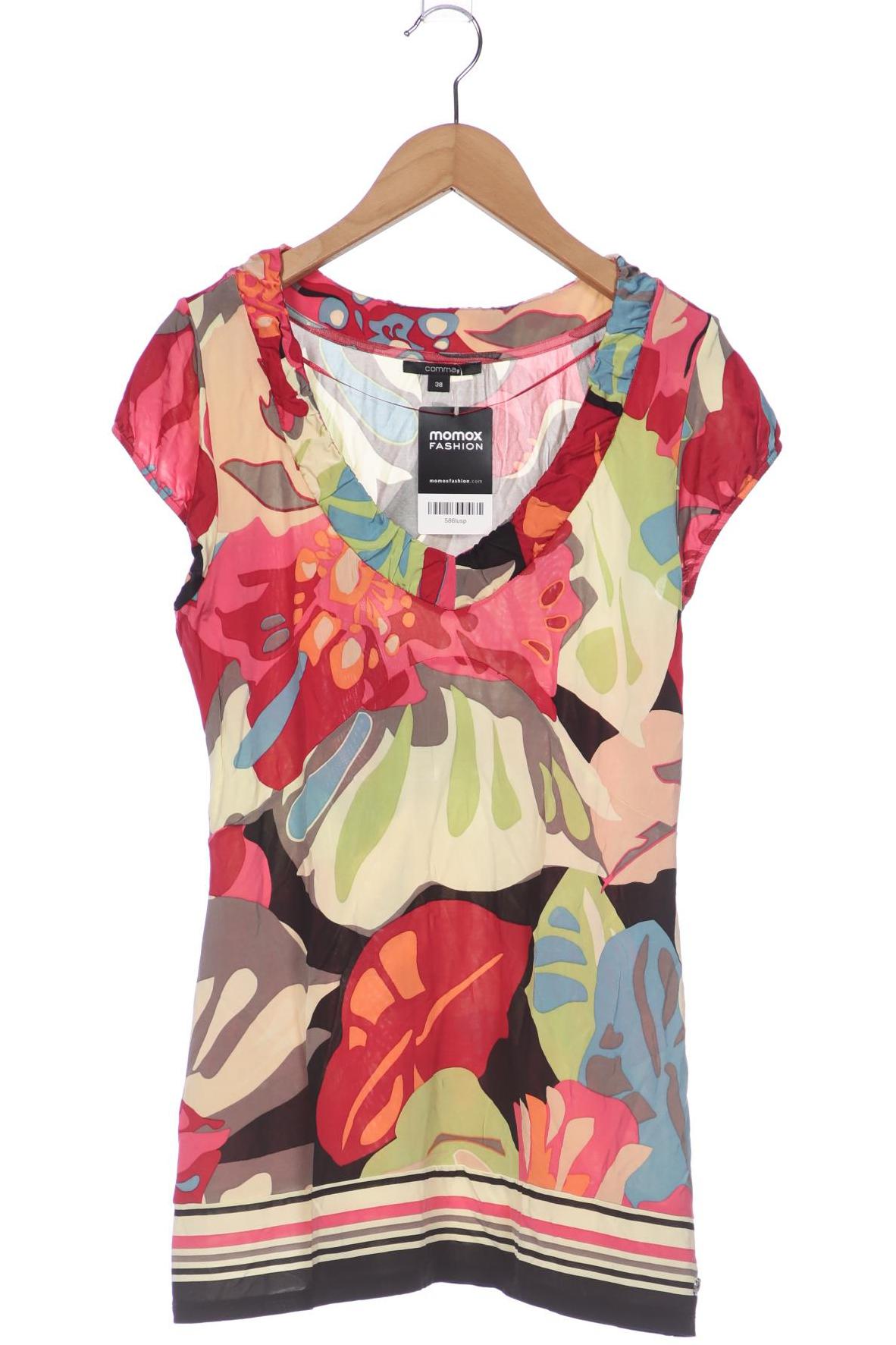 

Comma Damen T-Shirt, mehrfarbig, Gr. 38