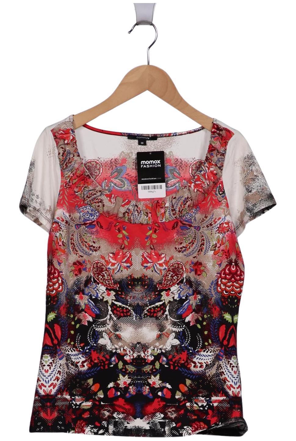 

Comma Damen T-Shirt, mehrfarbig, Gr. 38