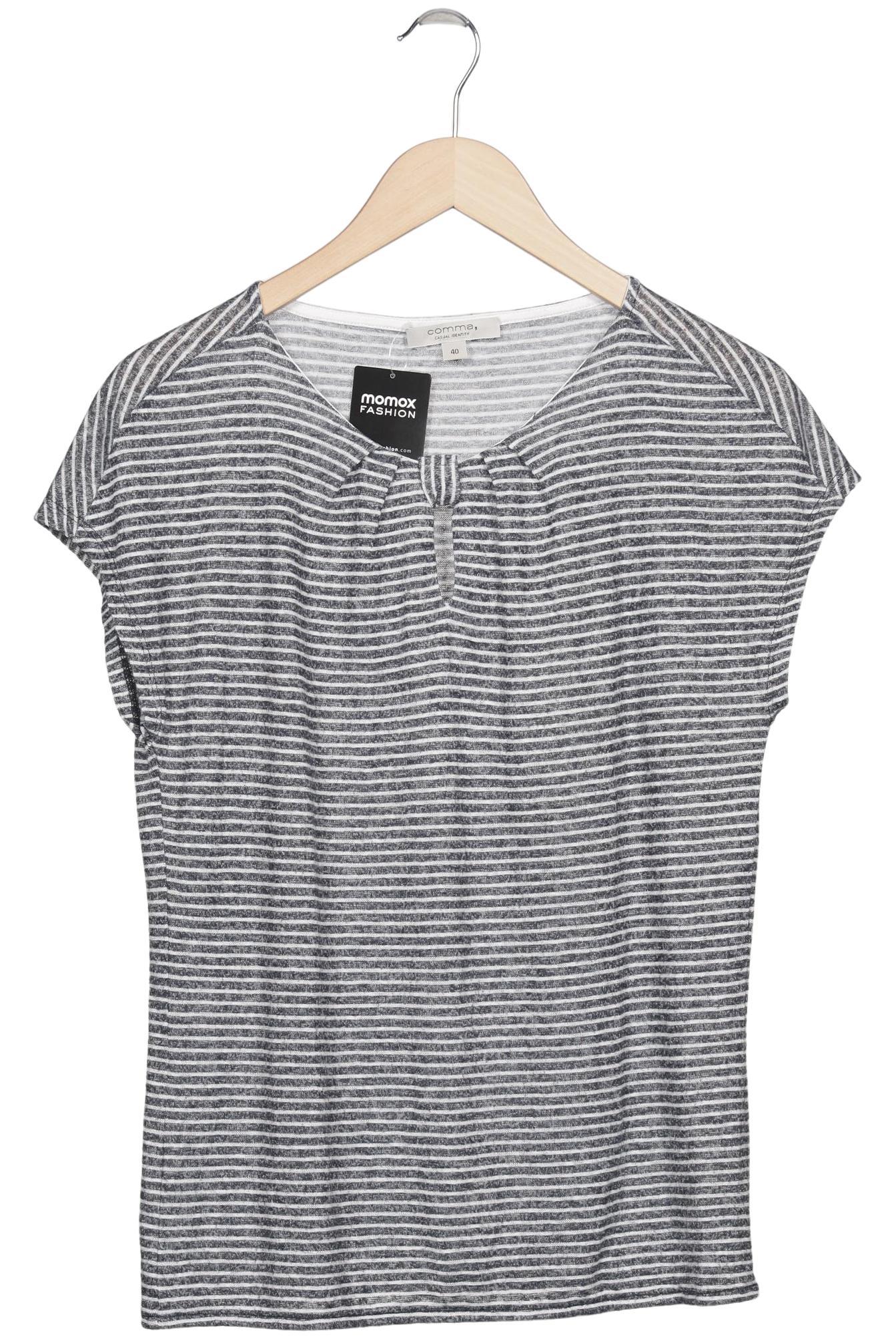 

Comma Damen T-Shirt, mehrfarbig, Gr. 40