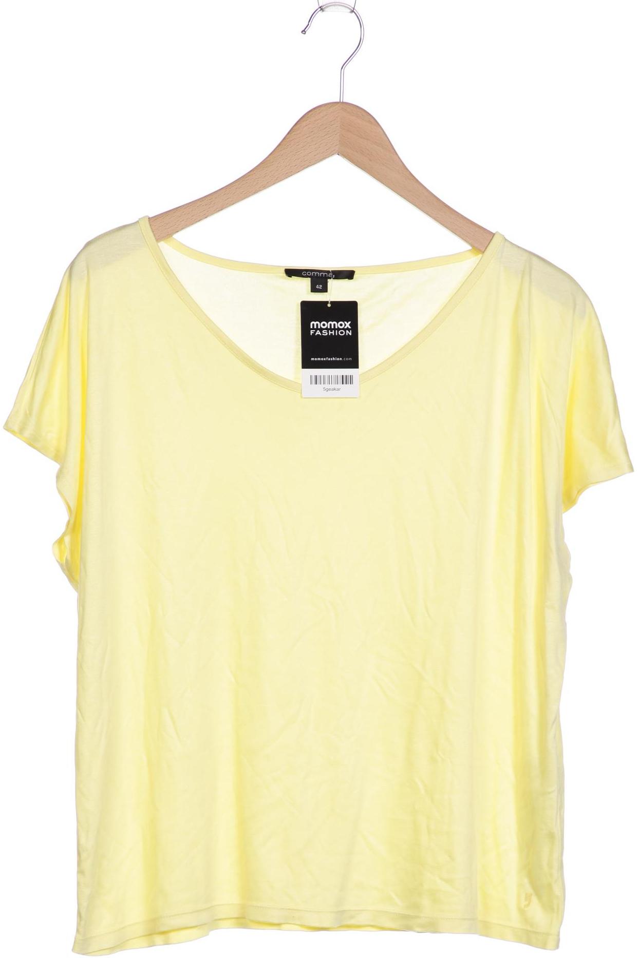 

Comma Damen T-Shirt, gelb