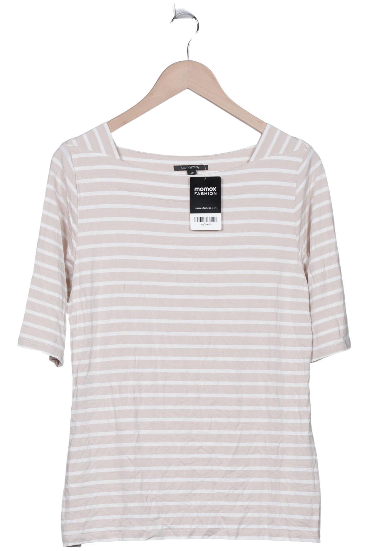

Comma Damen T-Shirt, beige, Gr. 42