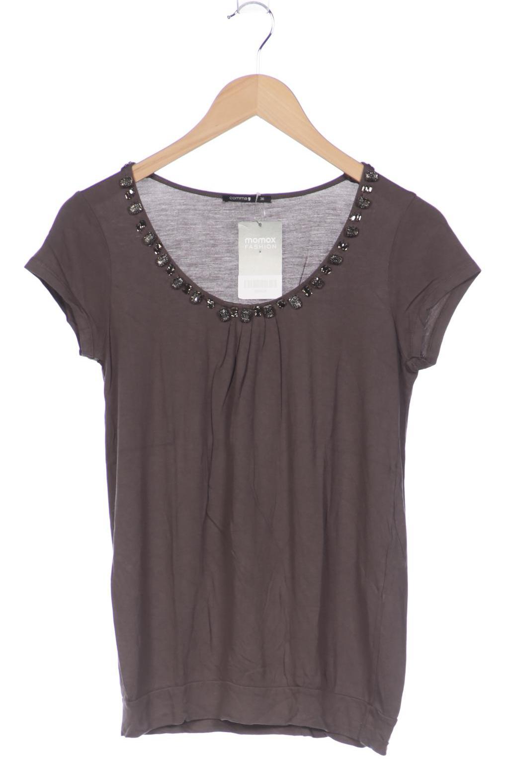 

Comma Damen T-Shirt, grau