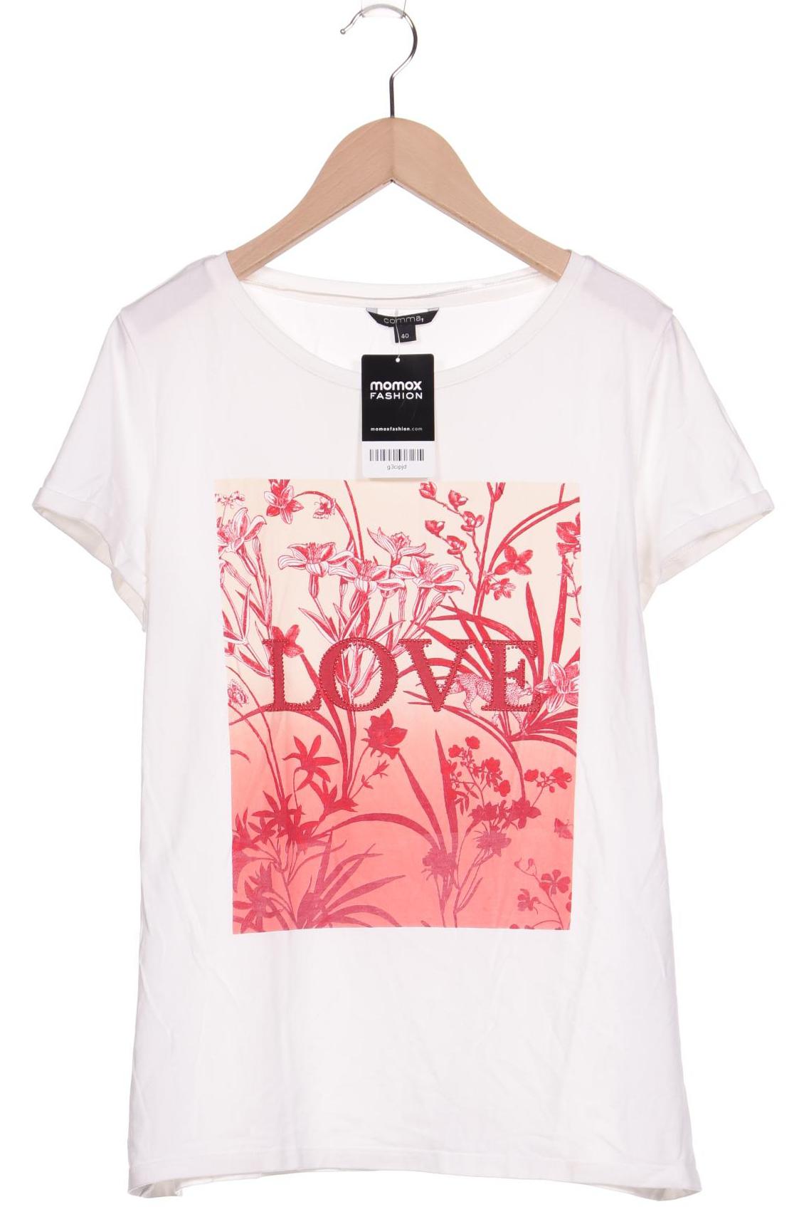 

Comma Damen T-Shirt, weiß