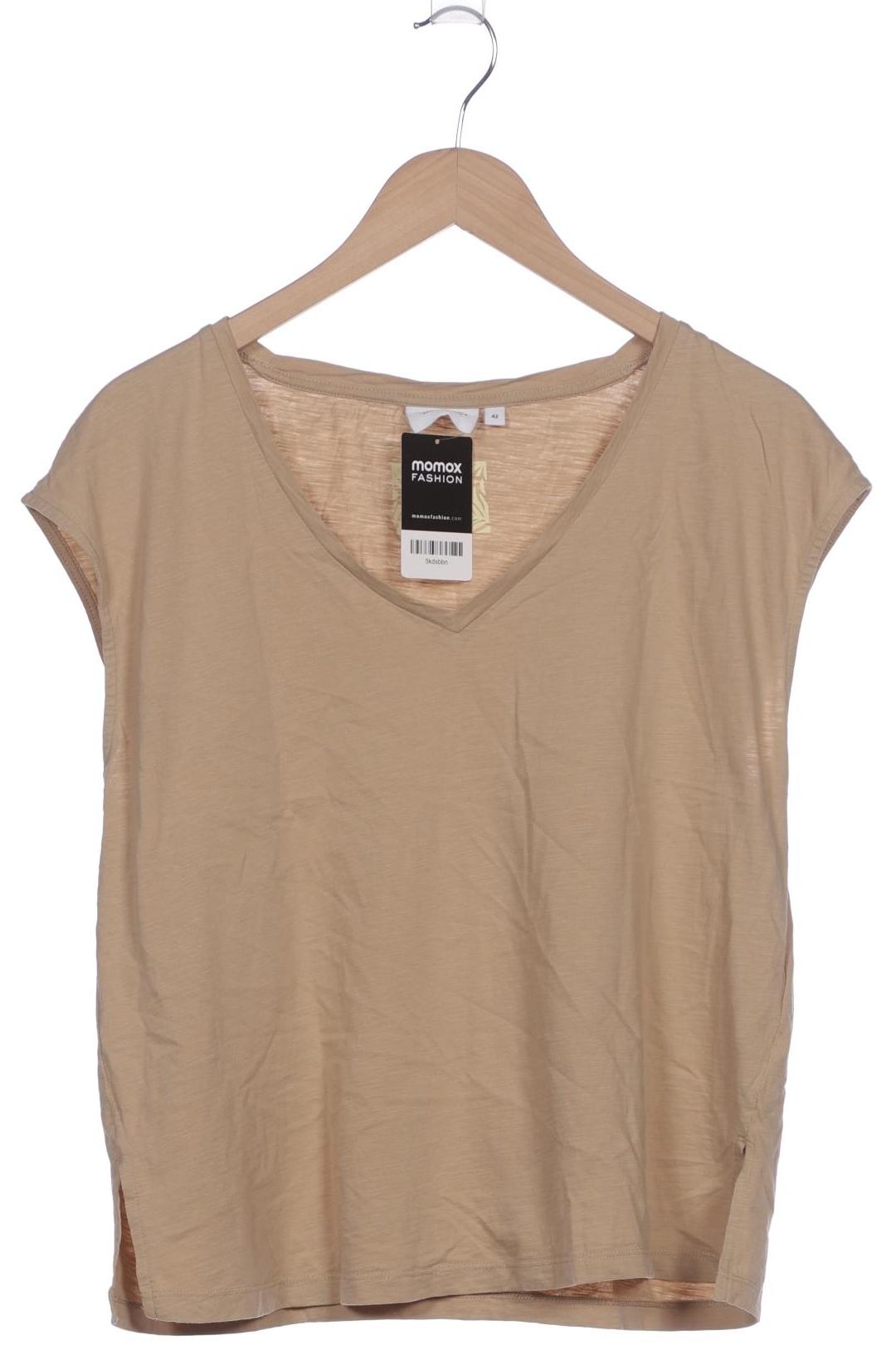 

Comma Damen T-Shirt, beige, Gr. 42