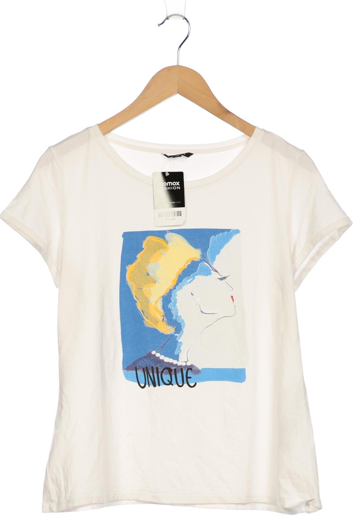 

Comma Damen T-Shirt, weiß, Gr. 42