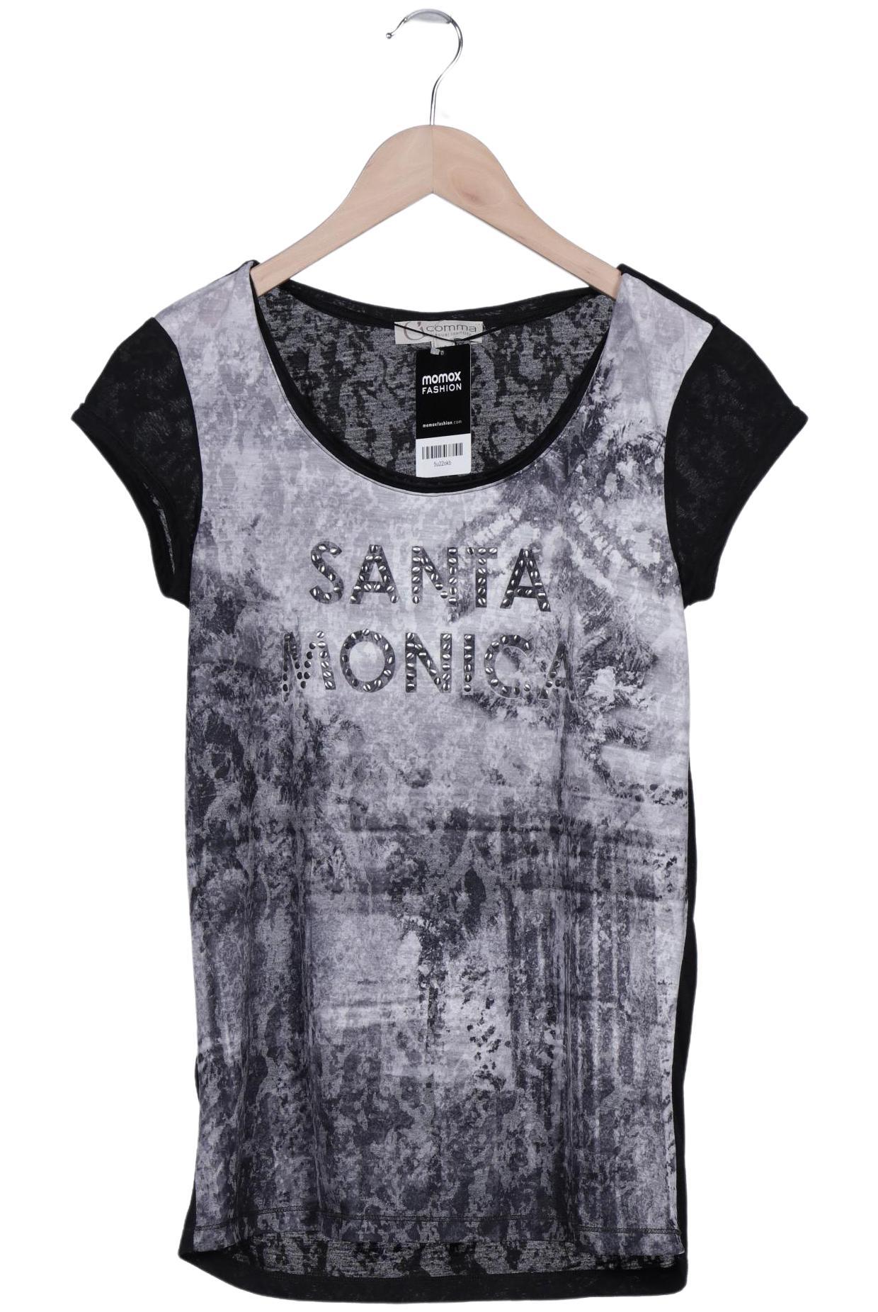 

Comma Damen T-Shirt, grau, Gr. 34
