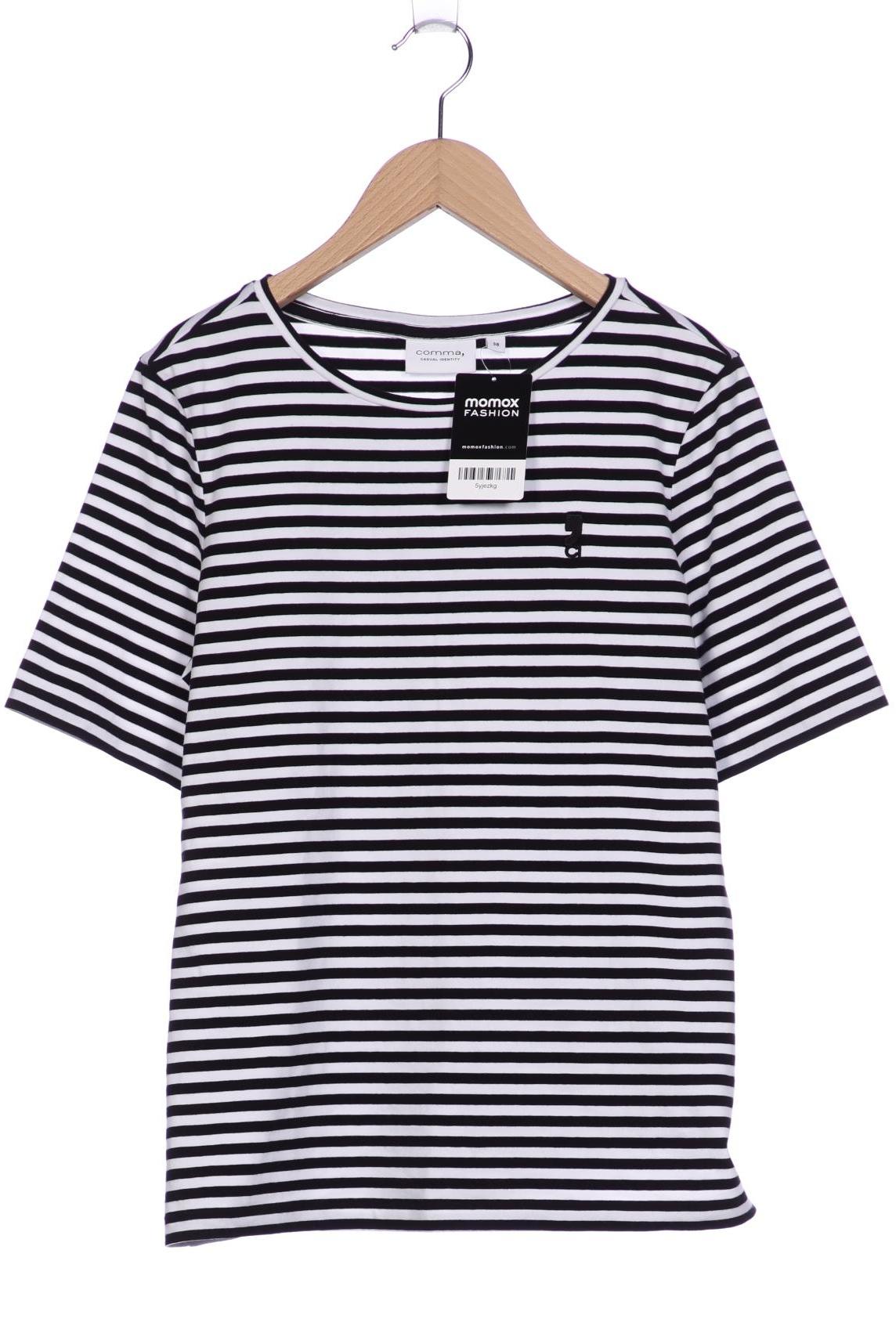 

Comma Damen T-Shirt, schwarz, Gr. 38