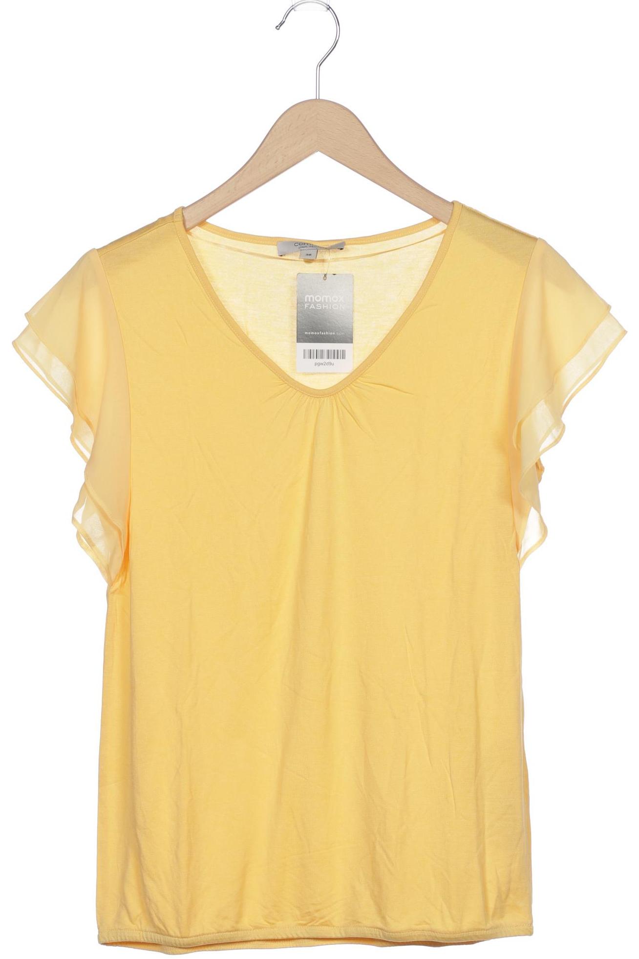 

Comma Damen T-Shirt, gelb