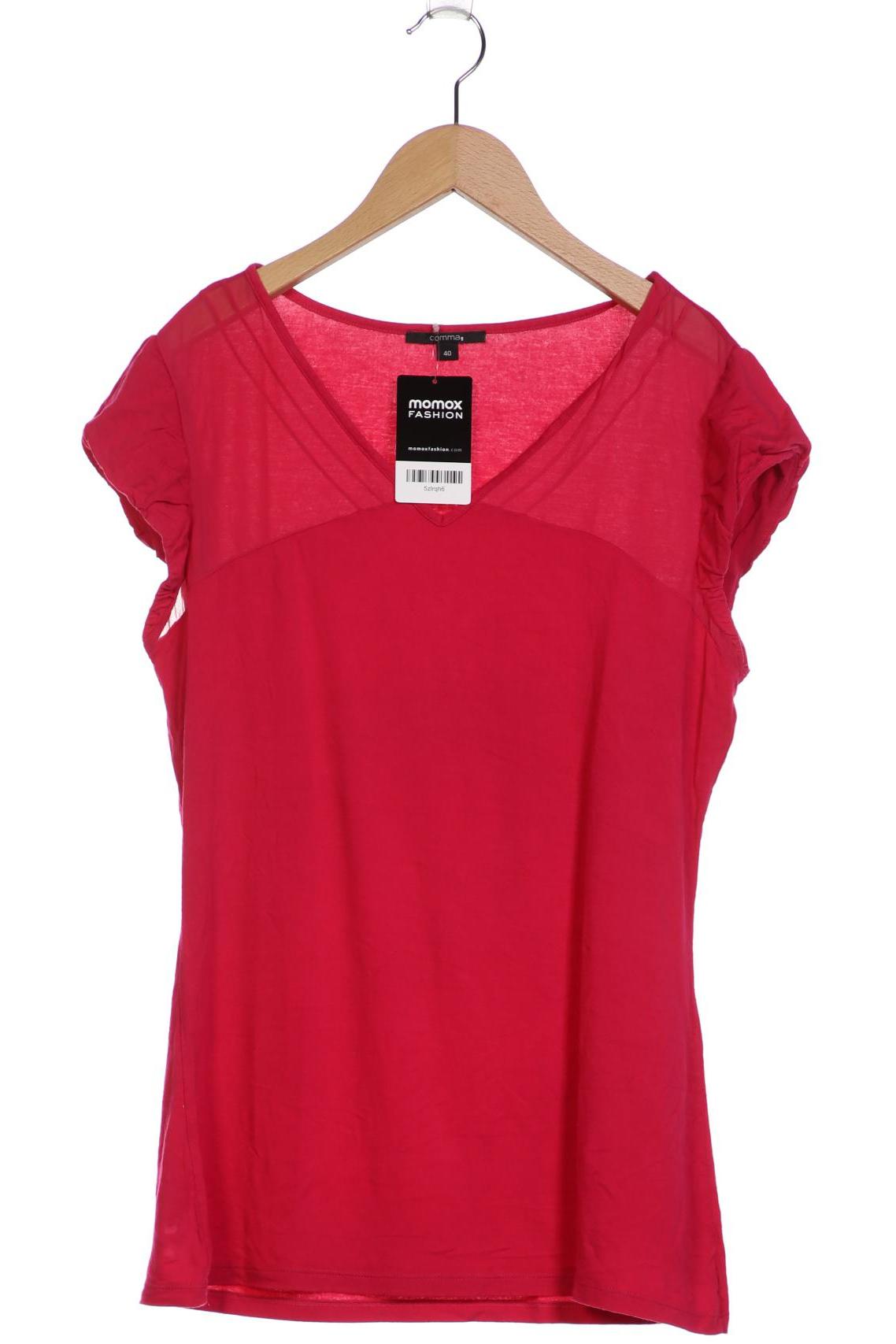 

Comma Damen T-Shirt, pink, Gr. 40