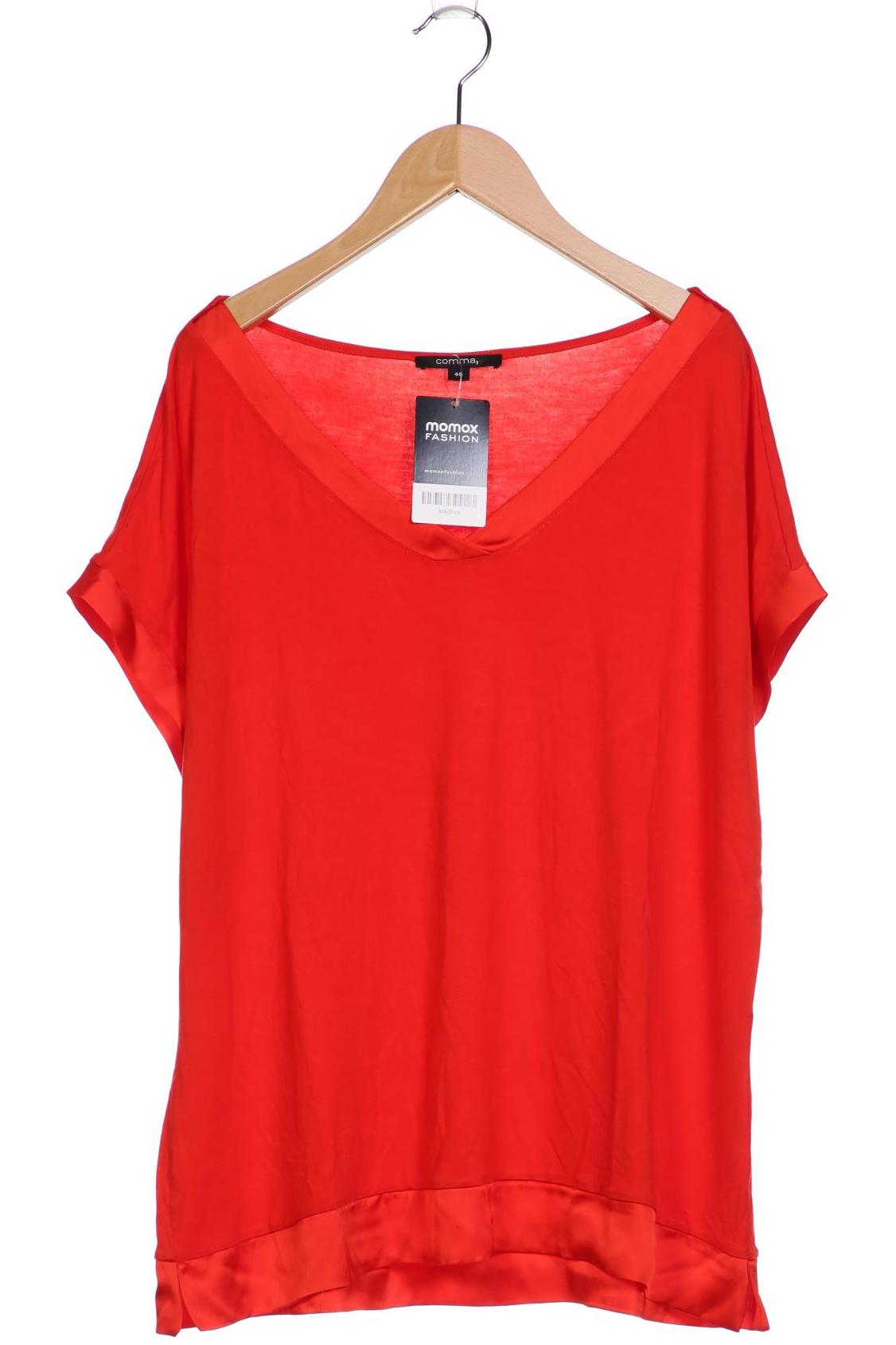

Comma Damen T-Shirt, rot, Gr. 46