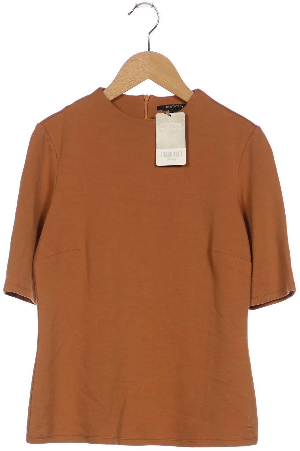 

Comma Damen T-Shirt, braun, Gr. 36
