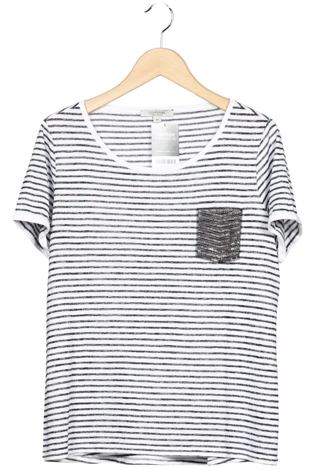 

Comma Damen T-Shirt, mehrfarbig, Gr. 42