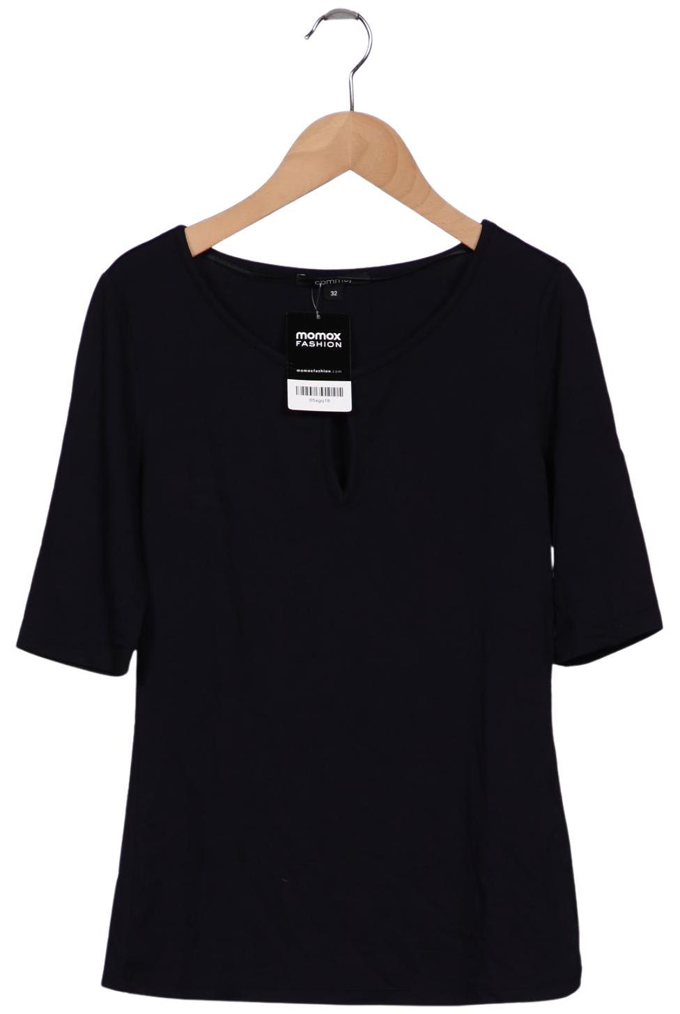 

Comma Damen T-Shirt, marineblau, Gr. 32