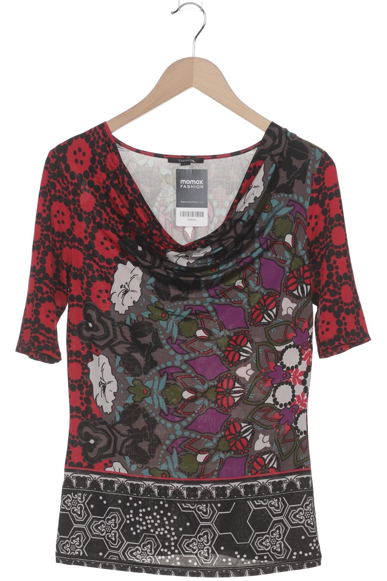 

Comma Damen T-Shirt, mehrfarbig, Gr. 34