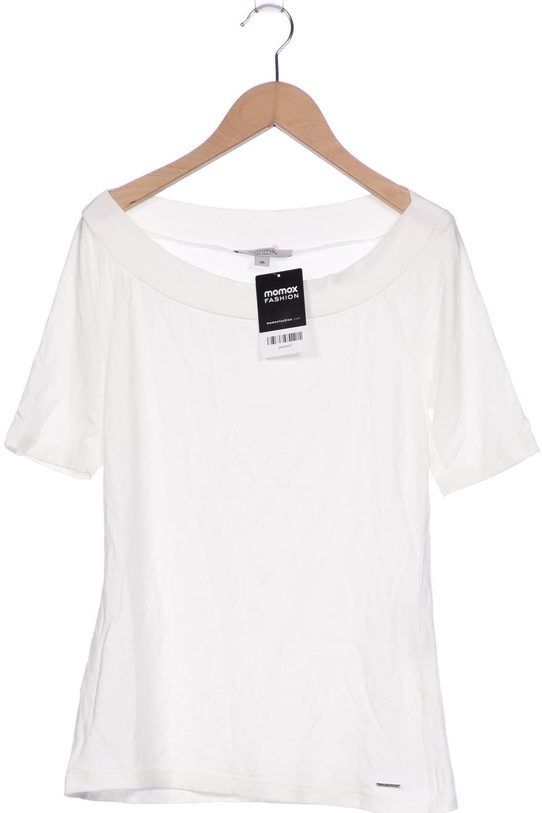 

Comma Damen T-Shirt, weiß, Gr. 36
