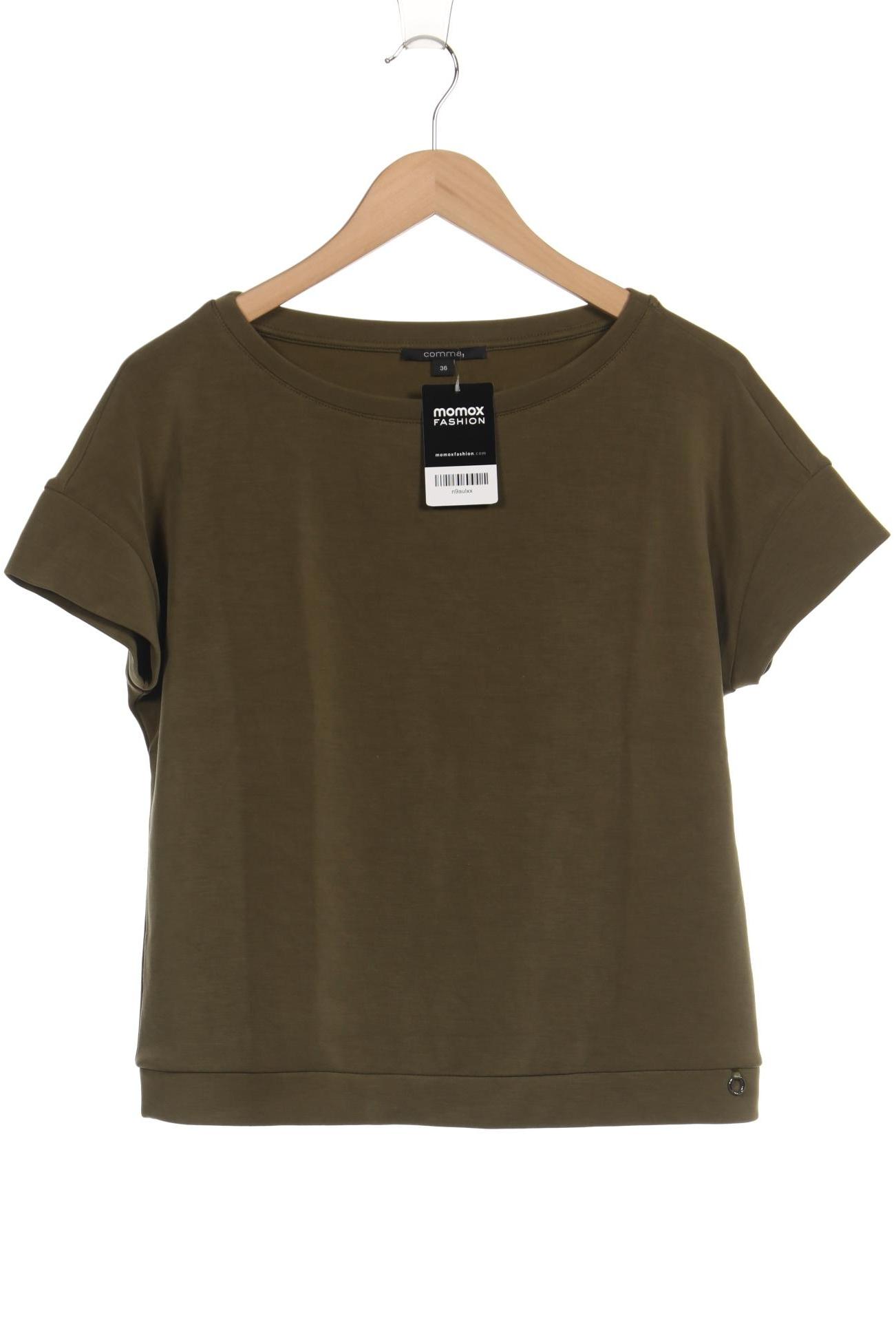 

Comma Damen T-Shirt, grün, Gr. 36
