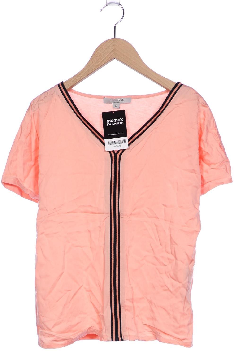 

Comma Damen T-Shirt, orange, Gr. 34