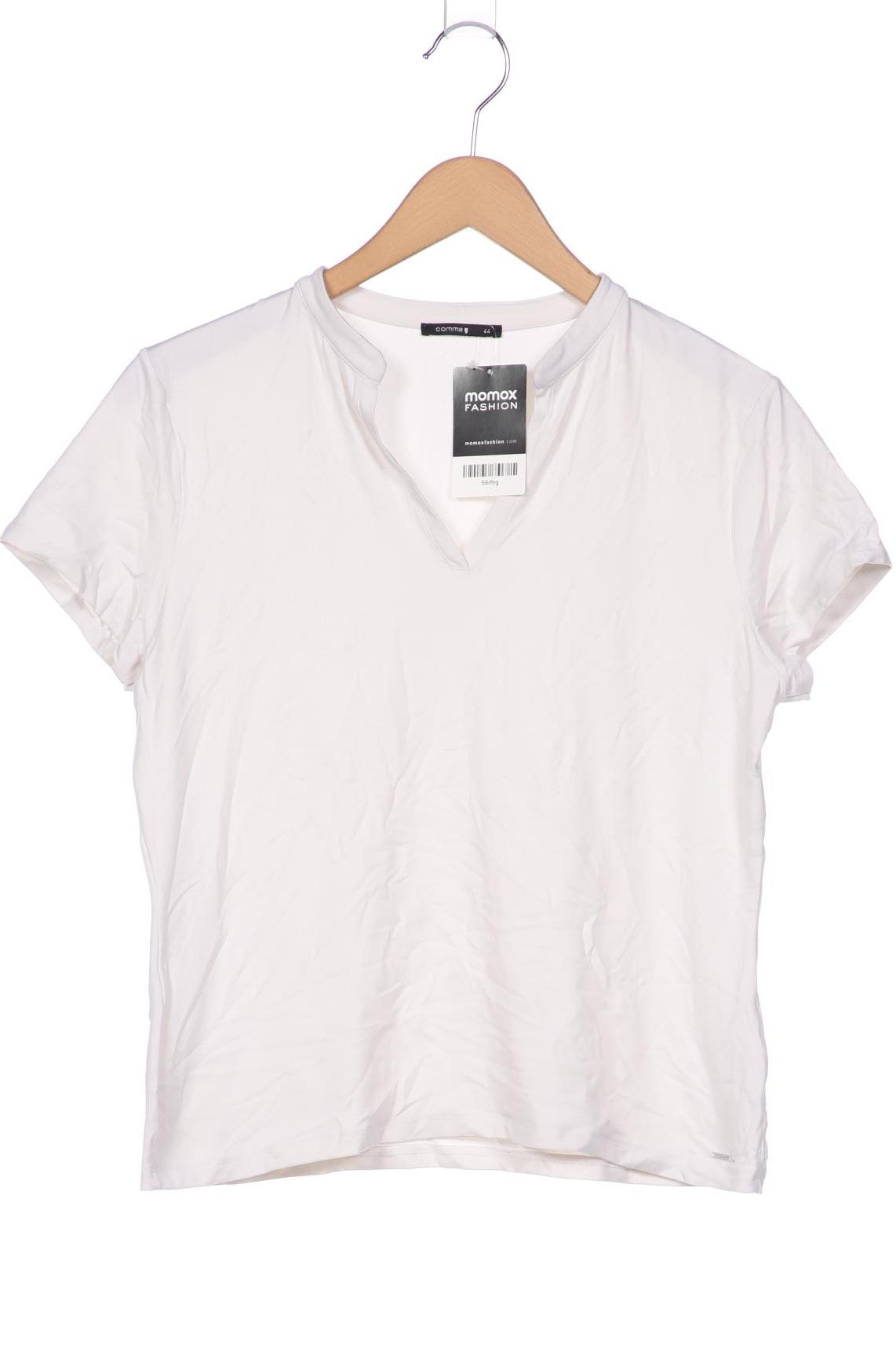 

Comma Damen T-Shirt, weiß, Gr. 44