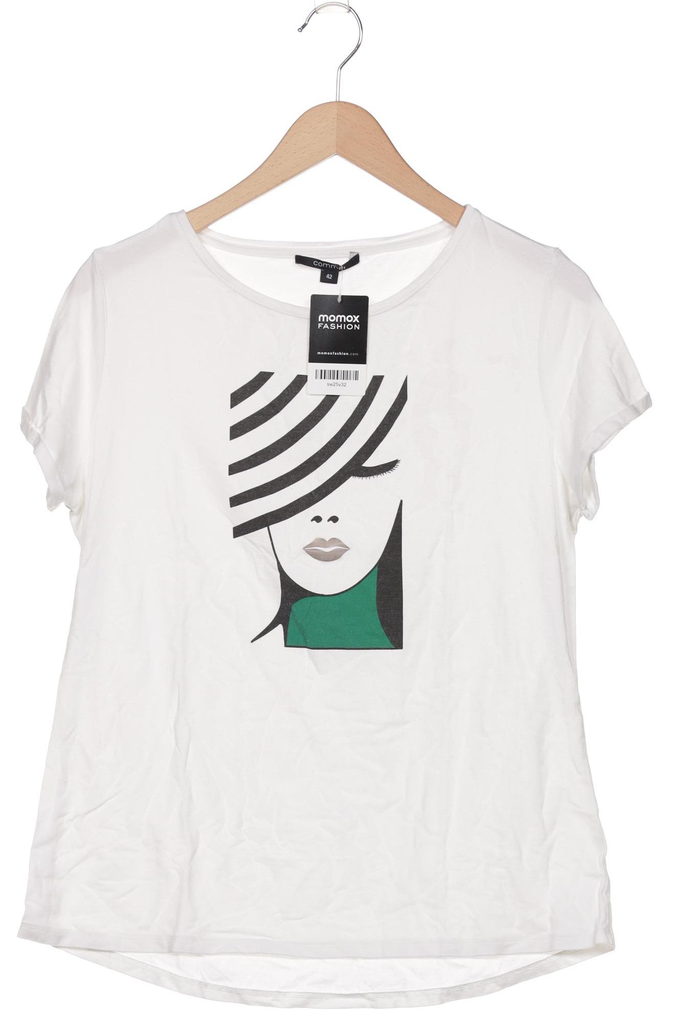 Thumbnail - Comma Damen T-Shirt, weiß, Gr. 42