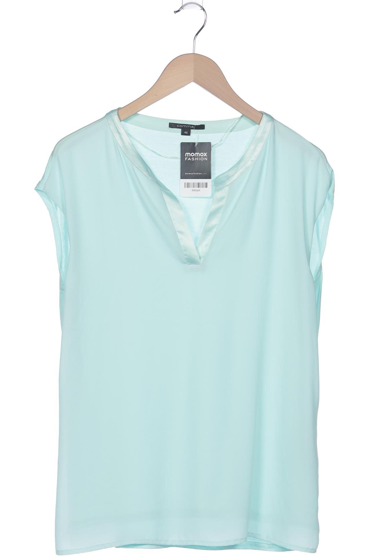 

Comma Damen T-Shirt, türkis, Gr. 42
