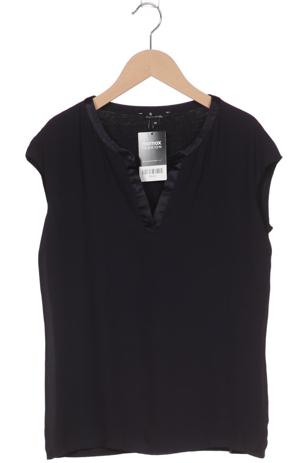 

Comma Damen T-Shirt, marineblau