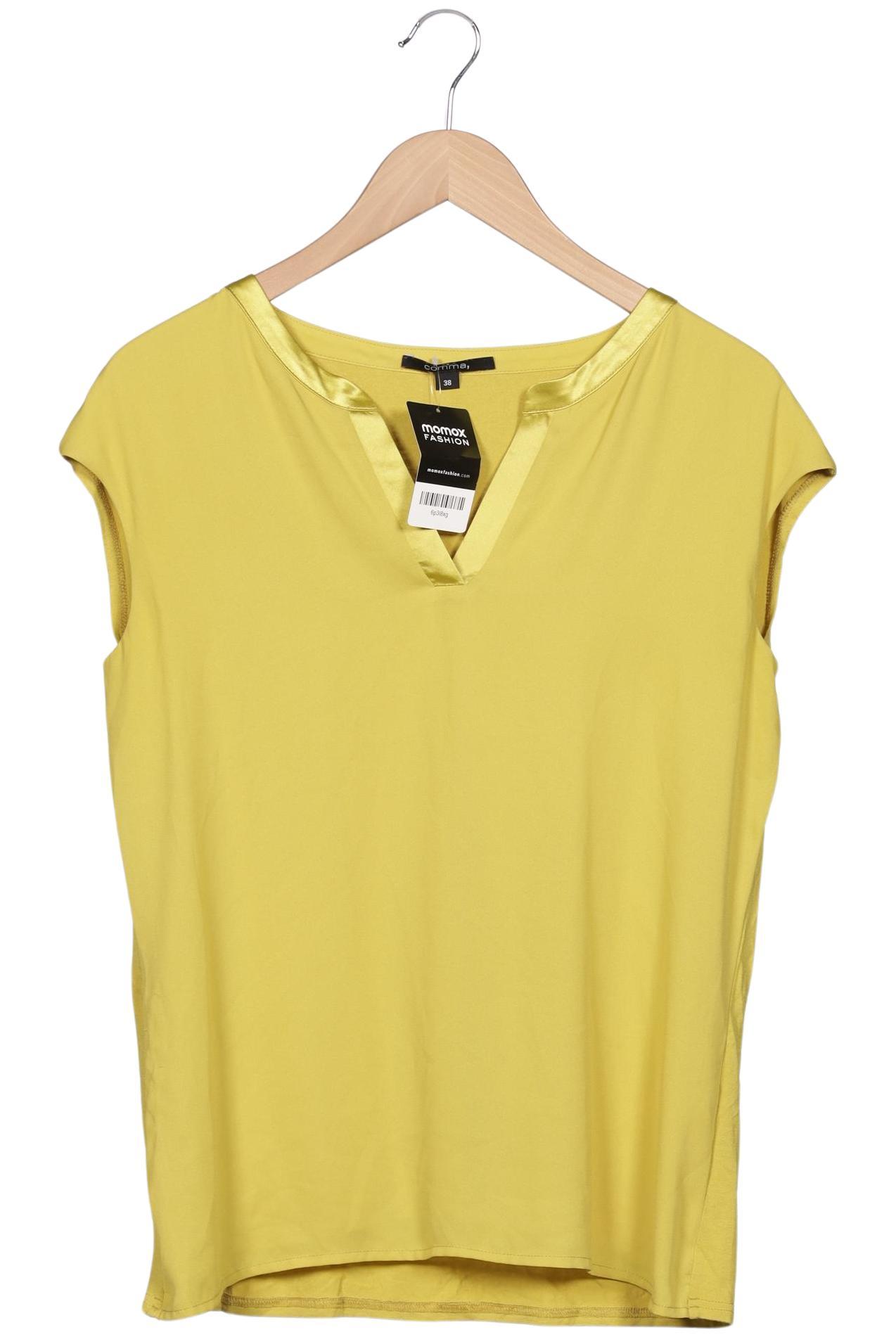 

Comma Damen T-Shirt, gelb, Gr. 38