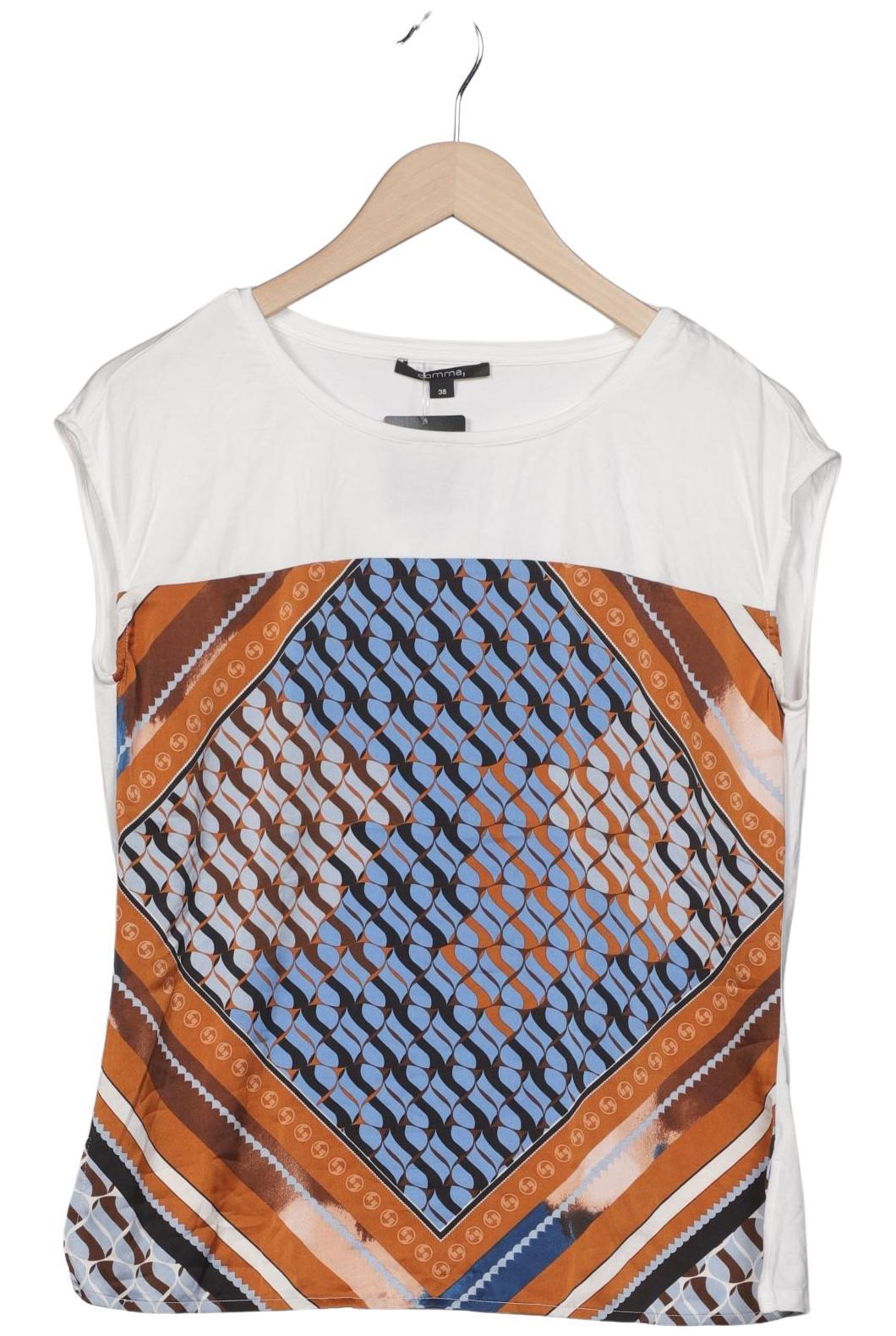 

Comma Damen T-Shirt, weiß, Gr. 38