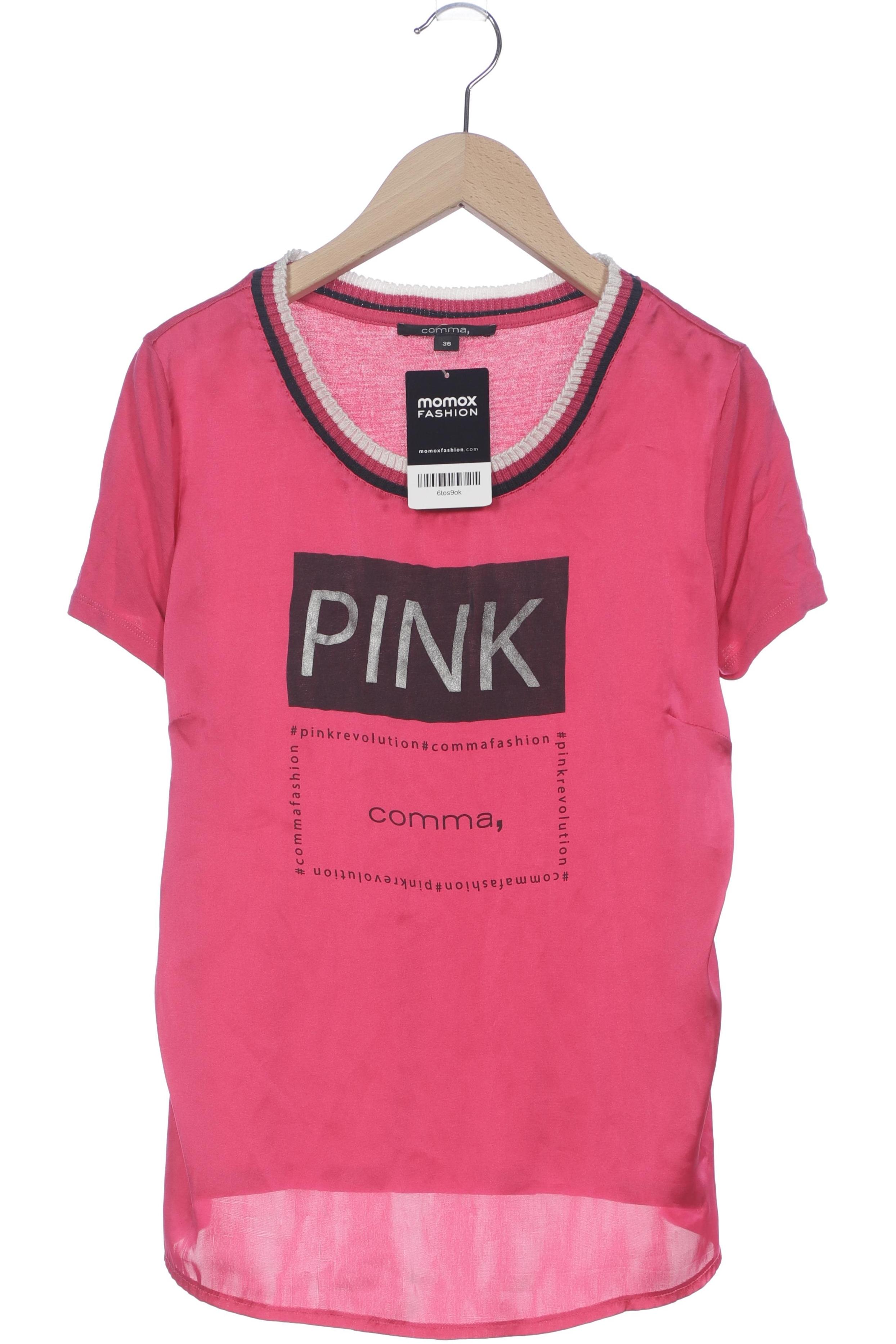 

Comma Damen T-Shirt, pink, Gr. 36