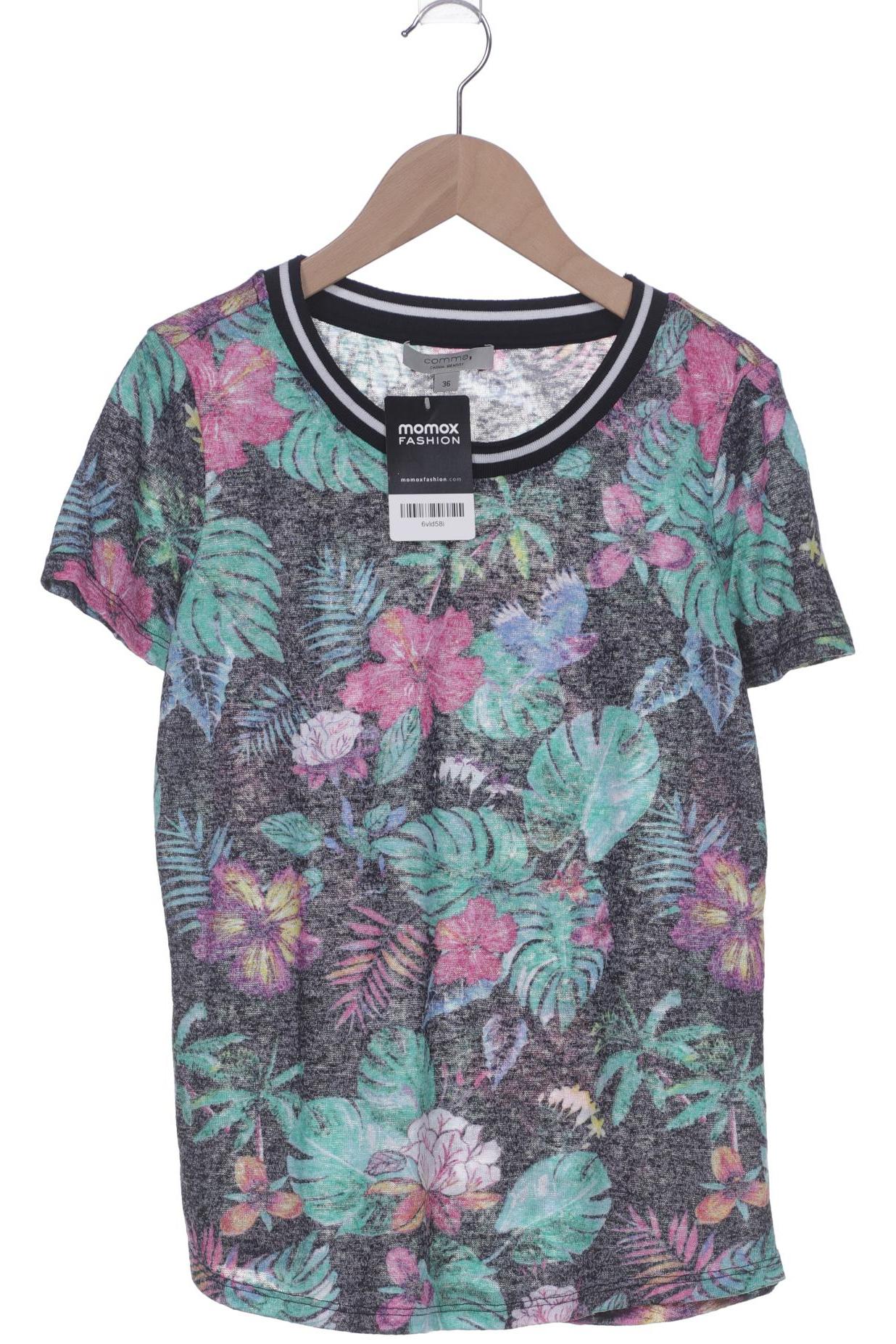 

Comma Damen T-Shirt, mehrfarbig, Gr. 36