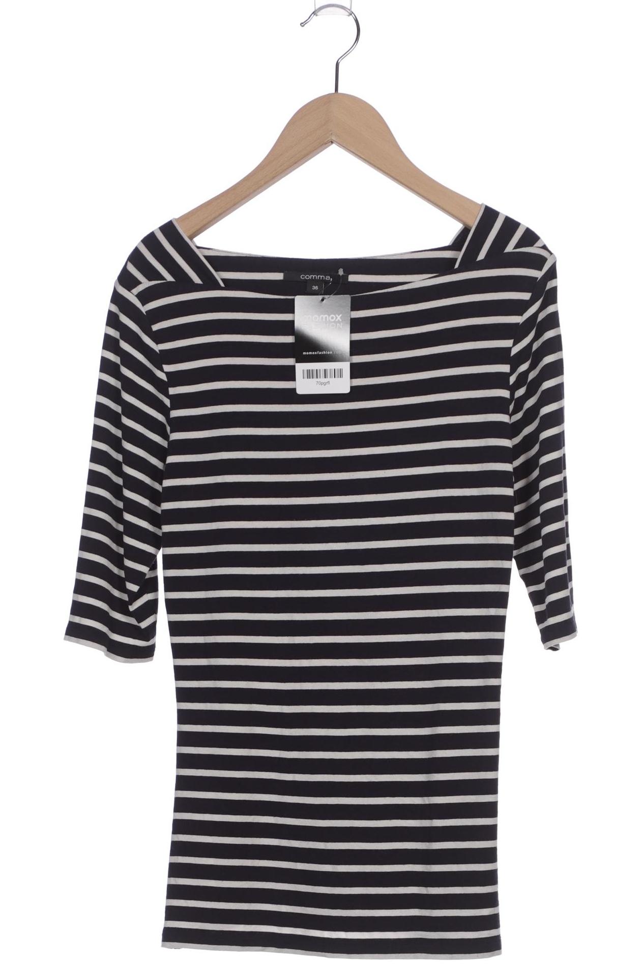 

Comma Damen T-Shirt, marineblau, Gr. 36