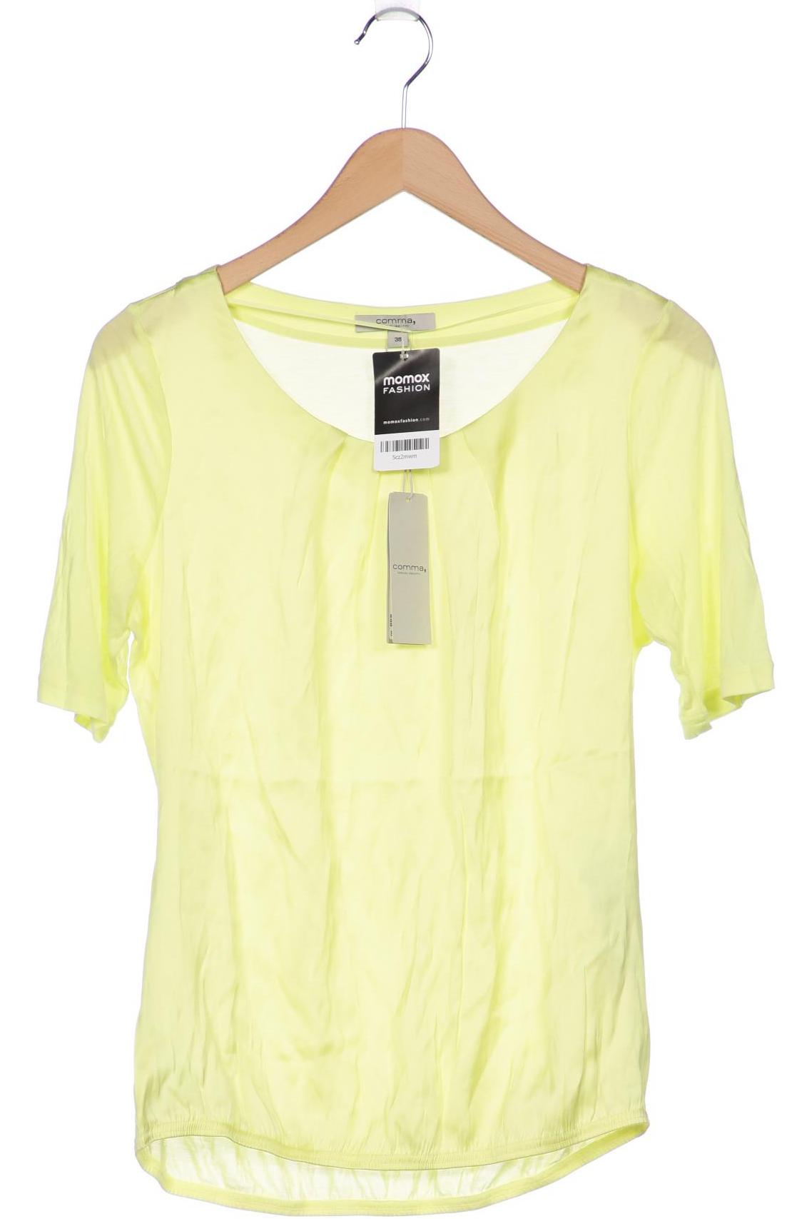 

Comma Damen T-Shirt, gelb, Gr. 38