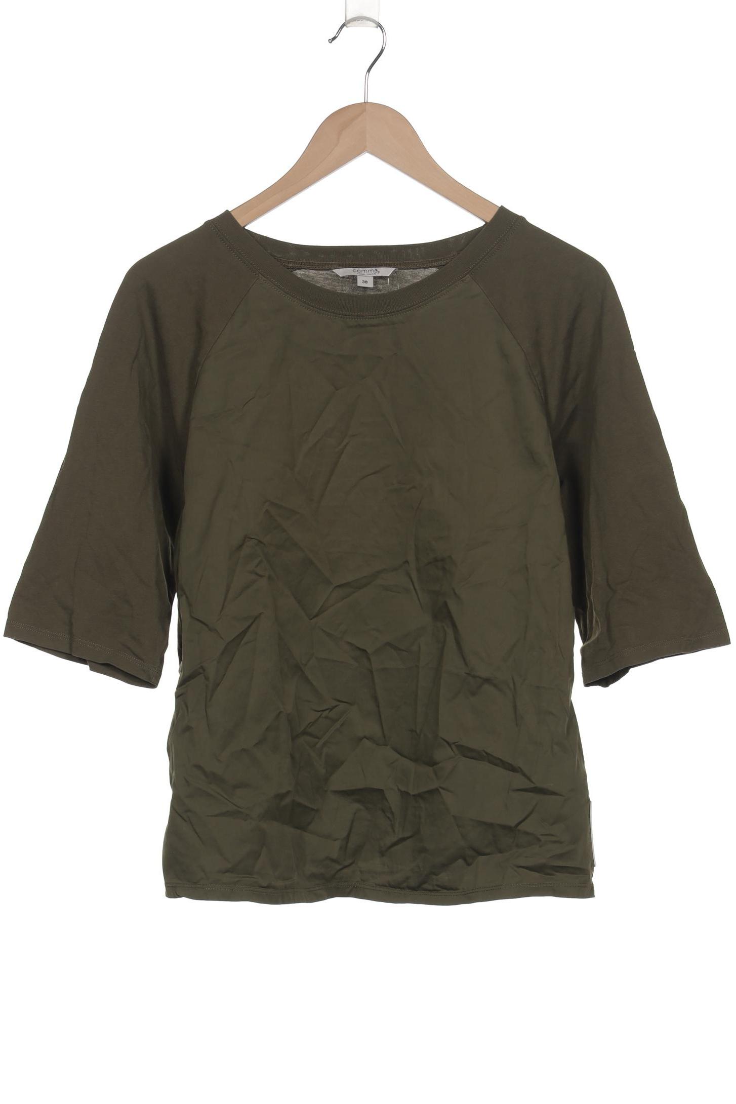

Comma Damen T-Shirt, grün, Gr. 38