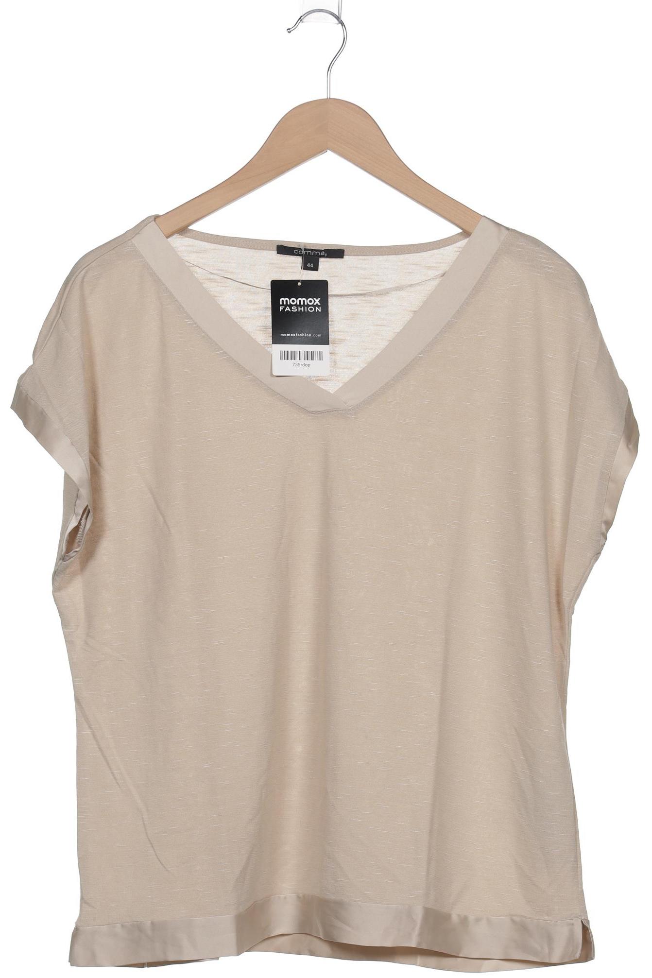 

Comma Damen T-Shirt, beige, Gr. 44