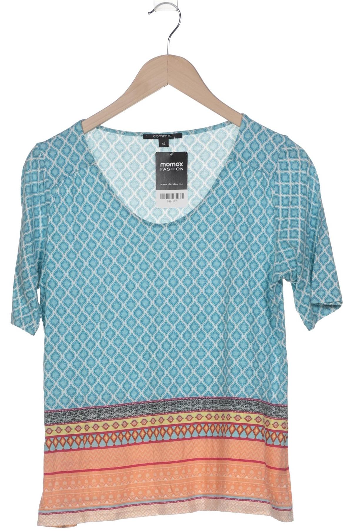 

Comma Damen T-Shirt, blau, Gr. 42