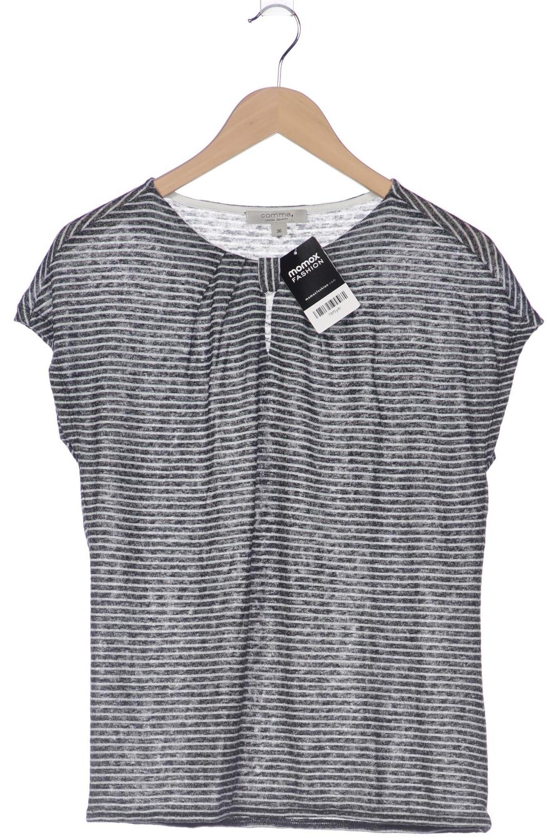 

Comma Damen T-Shirt, marineblau, Gr. 36