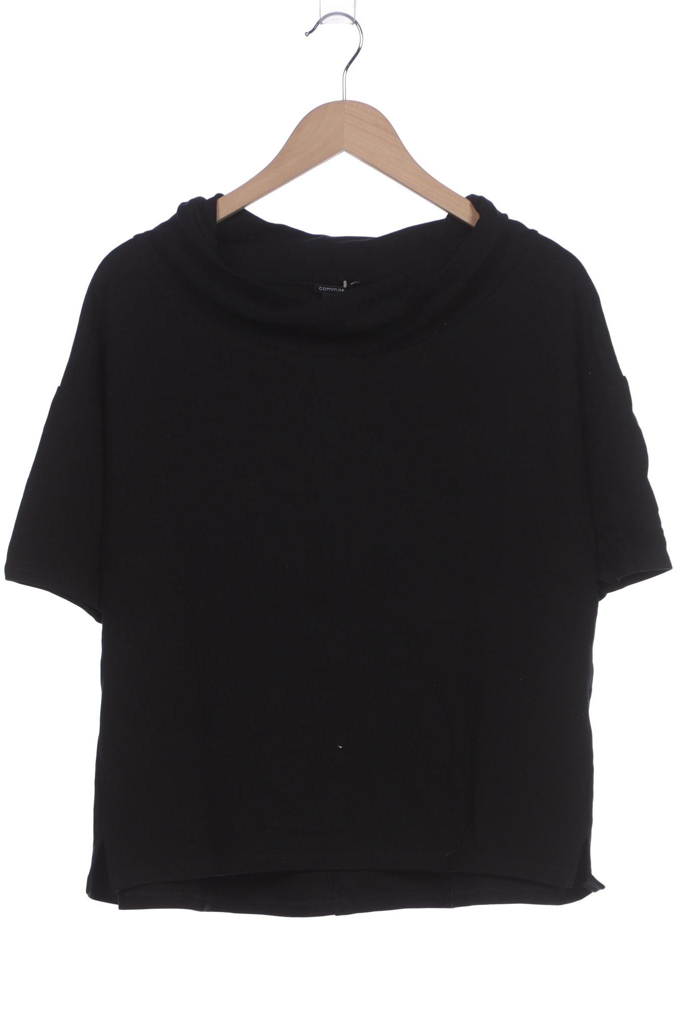 

Comma Damen T-Shirt, schwarz, Gr. 42