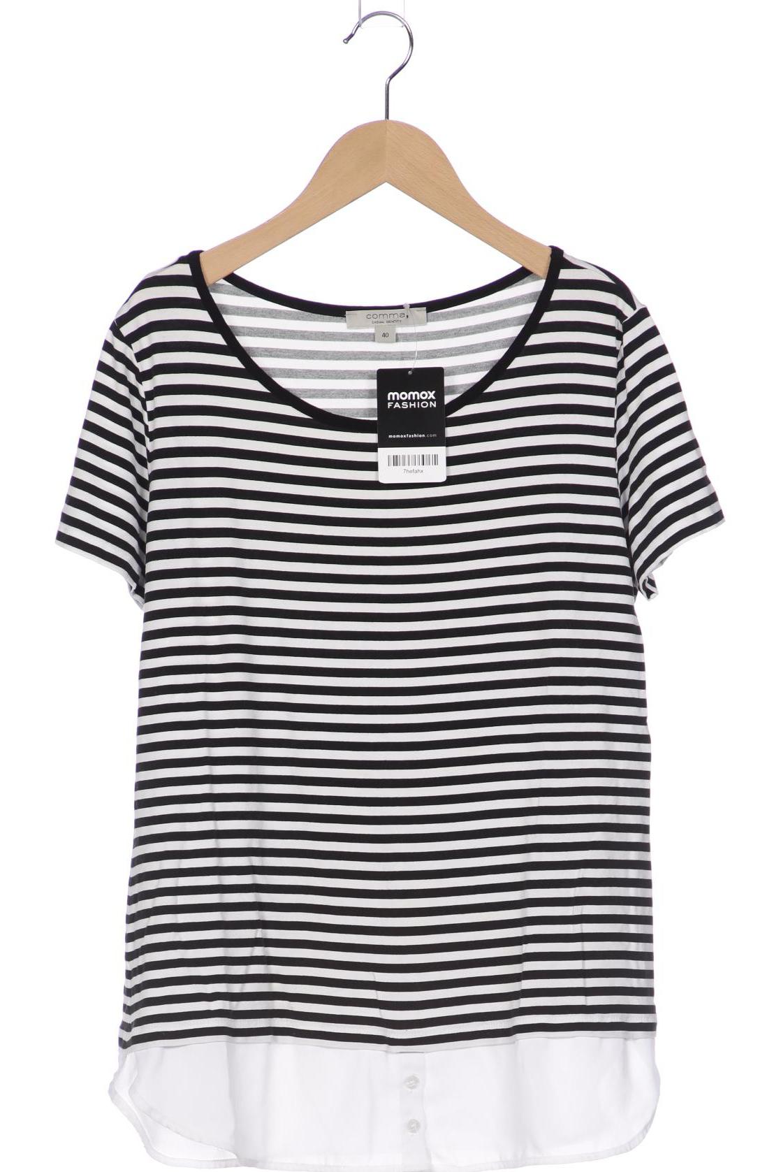 

Comma Damen T-Shirt, weiß