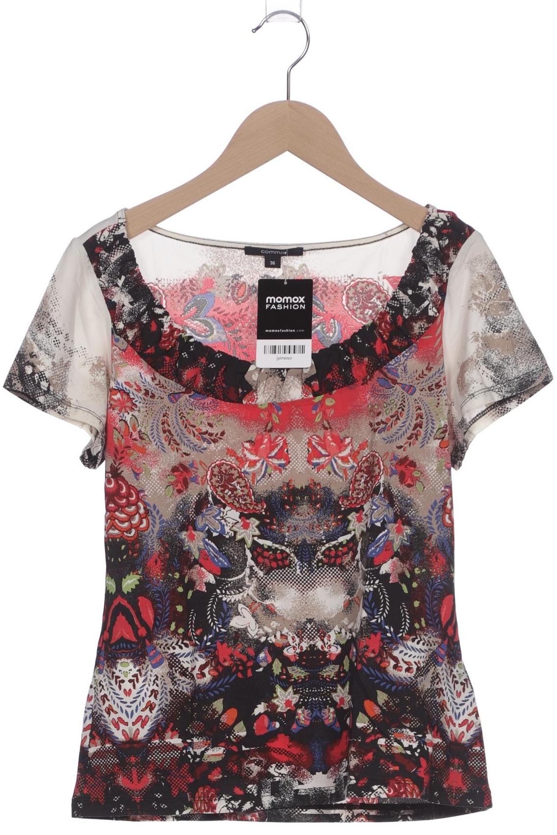 

Comma Damen T-Shirt, mehrfarbig, Gr. 36